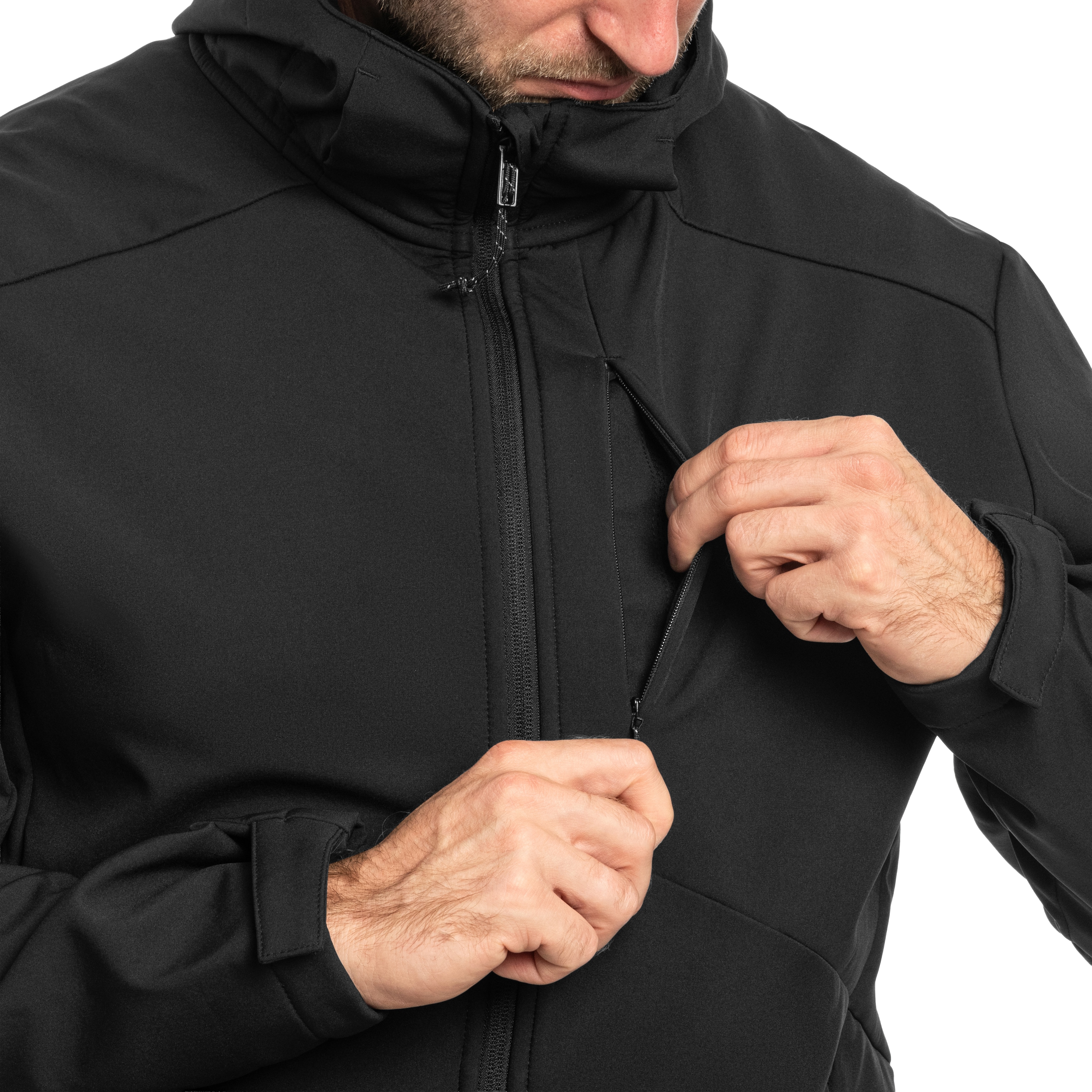 Kurtka Viking Kerns Man Softshell - Black