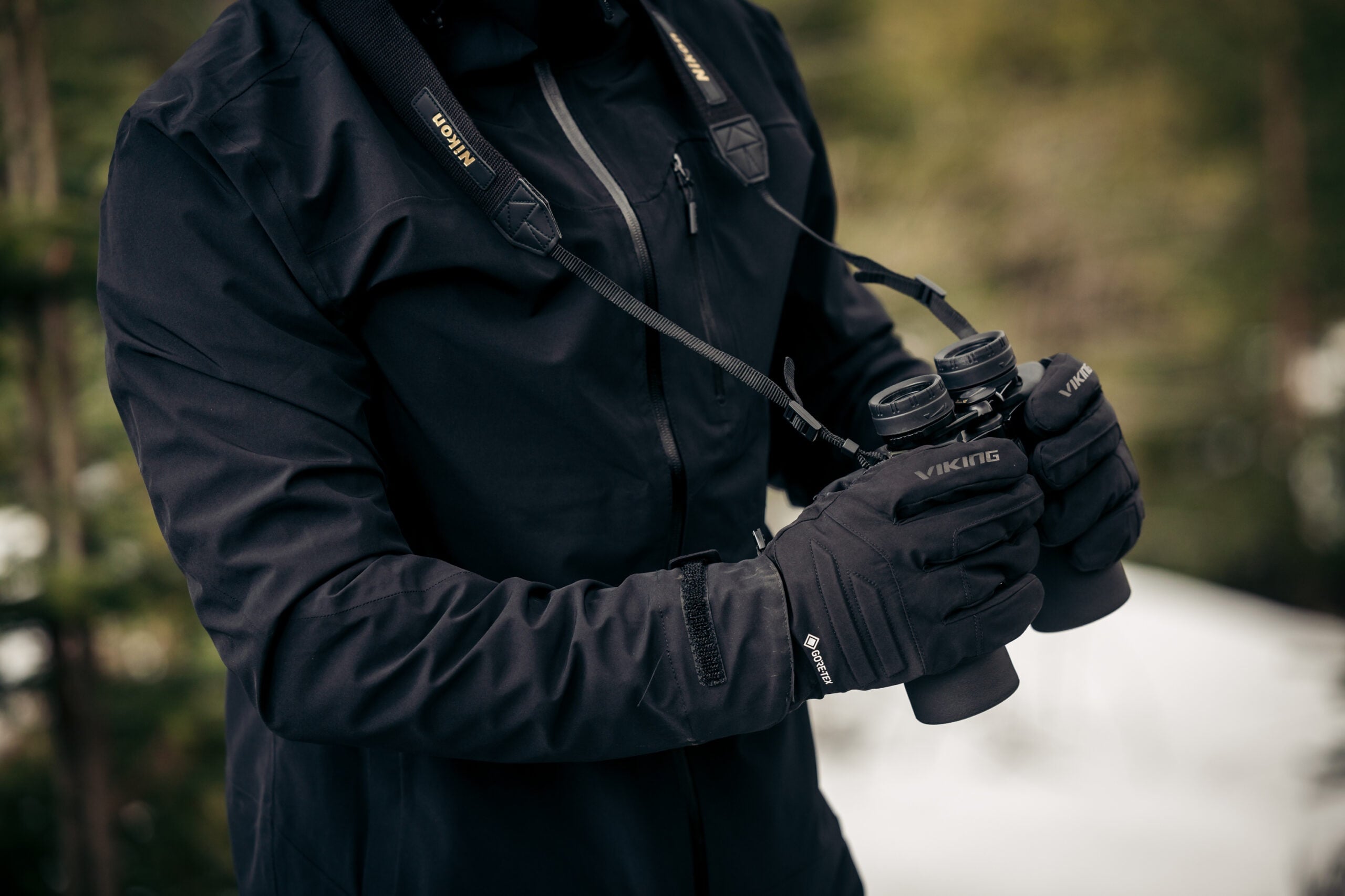 Rękawice Viking Whistler GTX Multifunction - Czarne