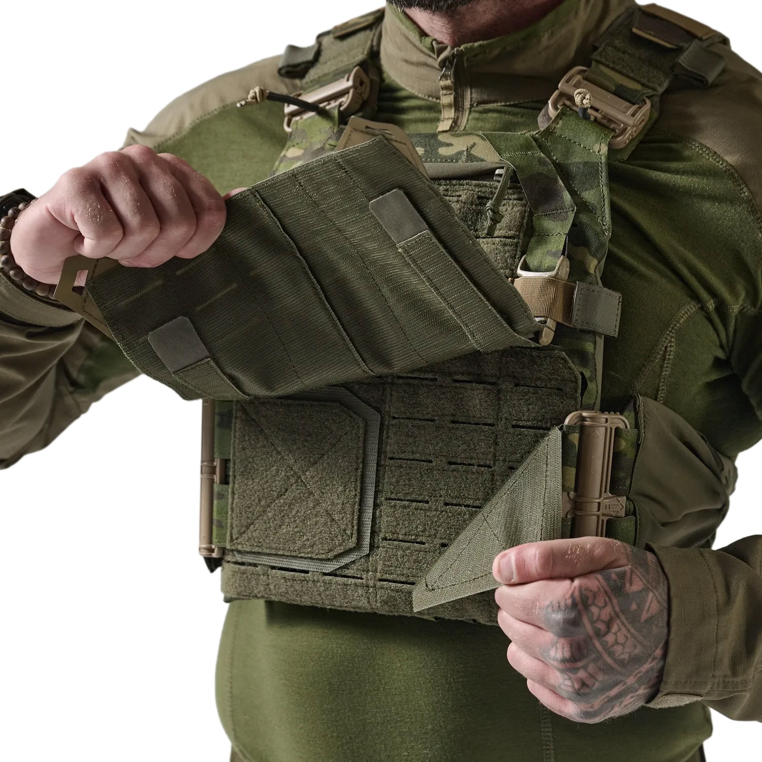 Тактичний жилет Plate Carrier Direct Action Spitfire QR - MultiCam Tropic