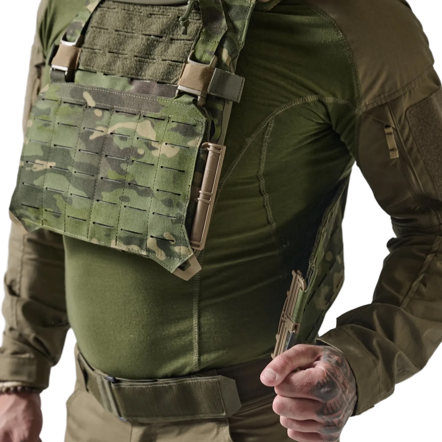 Тактичний жилет Plate Carrier Direct Action Spitfire QR - MultiCam Tropic
