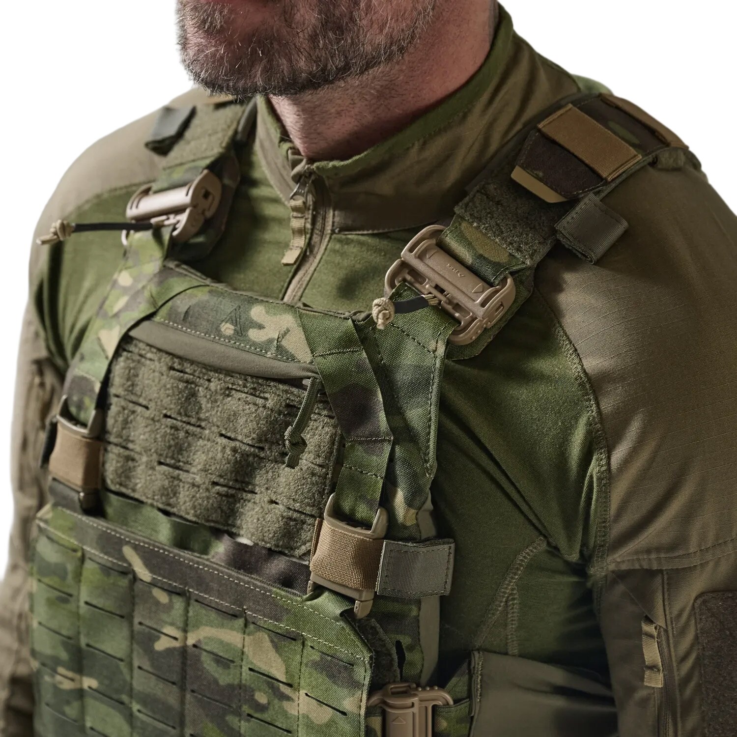 Тактичний жилет Plate Carrier Direct Action Spitfire QR - MultiCam Tropic