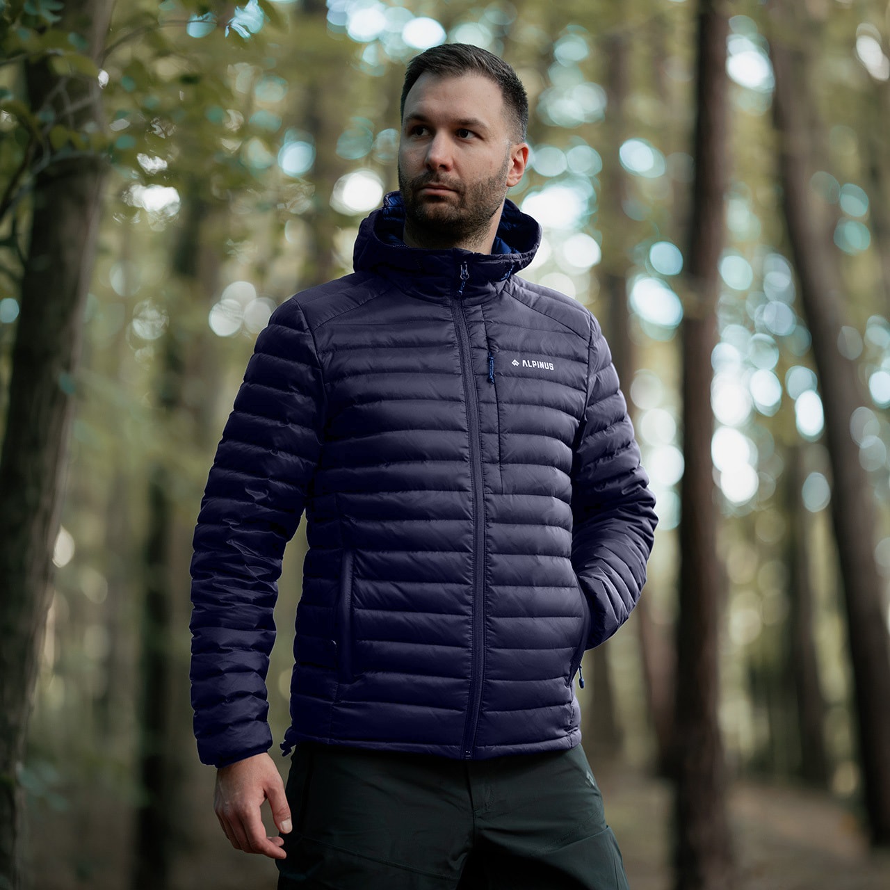 Kurtka Alpinus Kiruna - Granatowa
