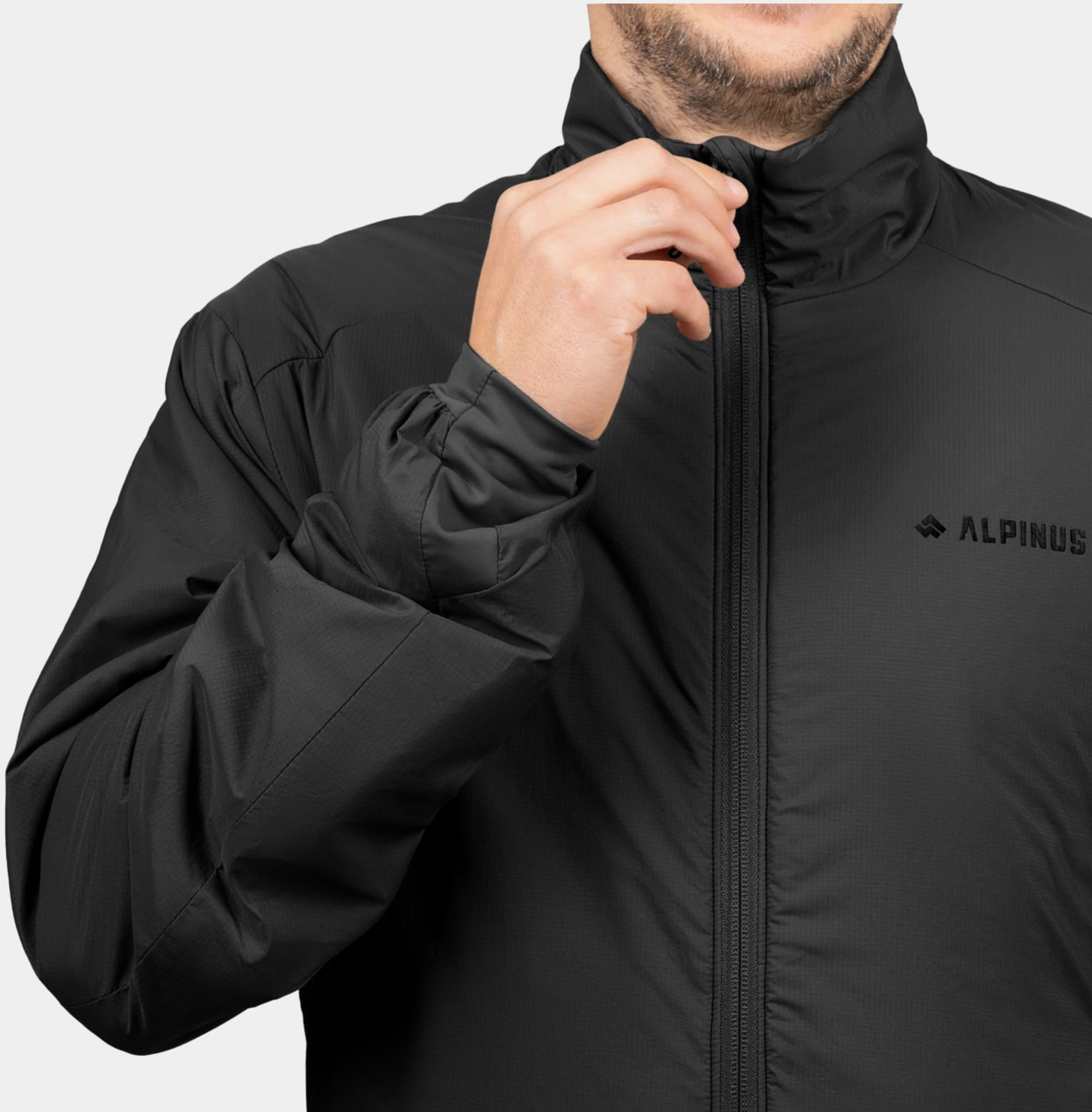 Alpinus Merino Wanaka Jacket - Black