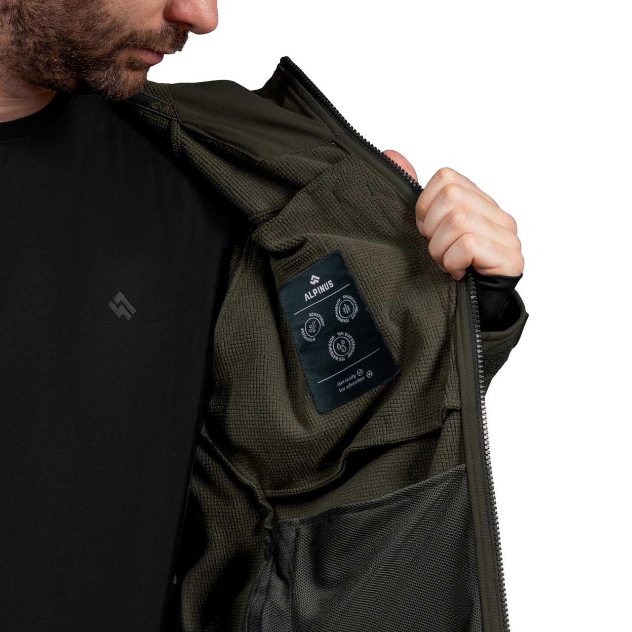 Kurtka Alpinus Softshell Oniore - Khaki