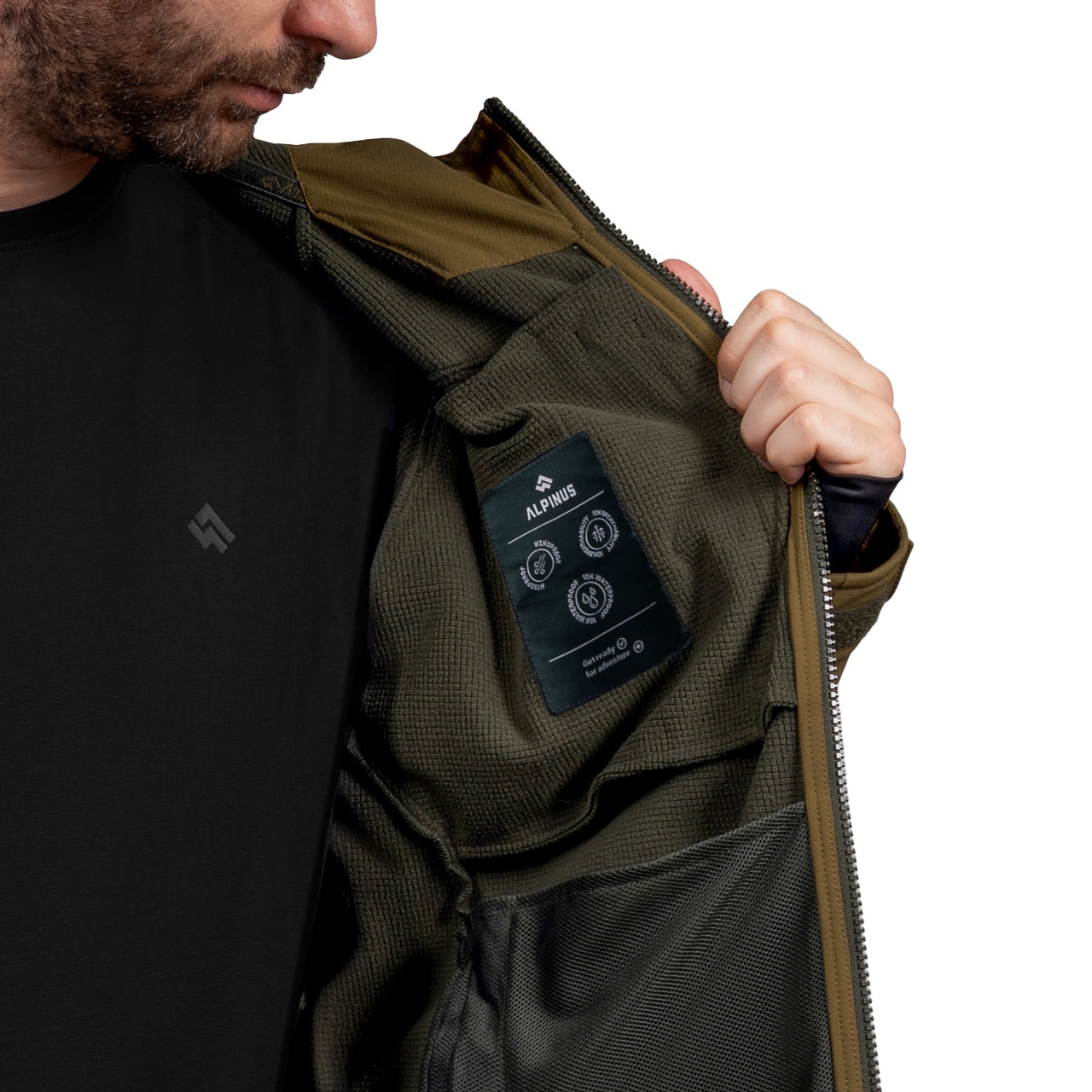 Kurtka Alpinus Softshell Oniore - Zielona