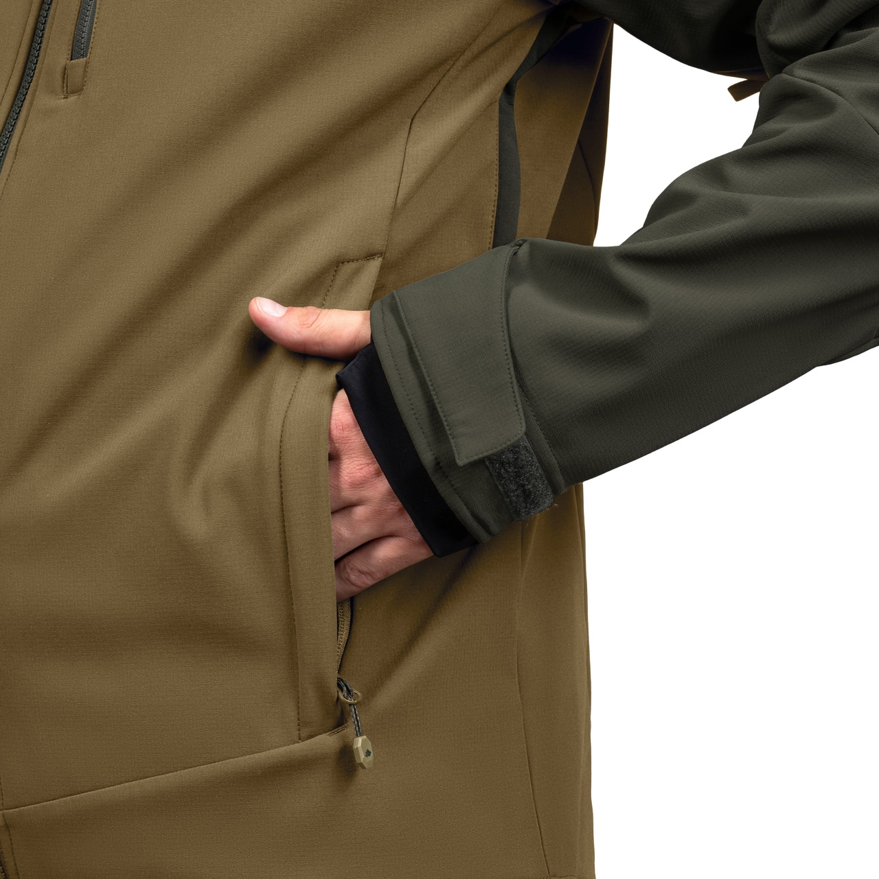 Kurtka Alpinus Softshell Oniore - Brązowa