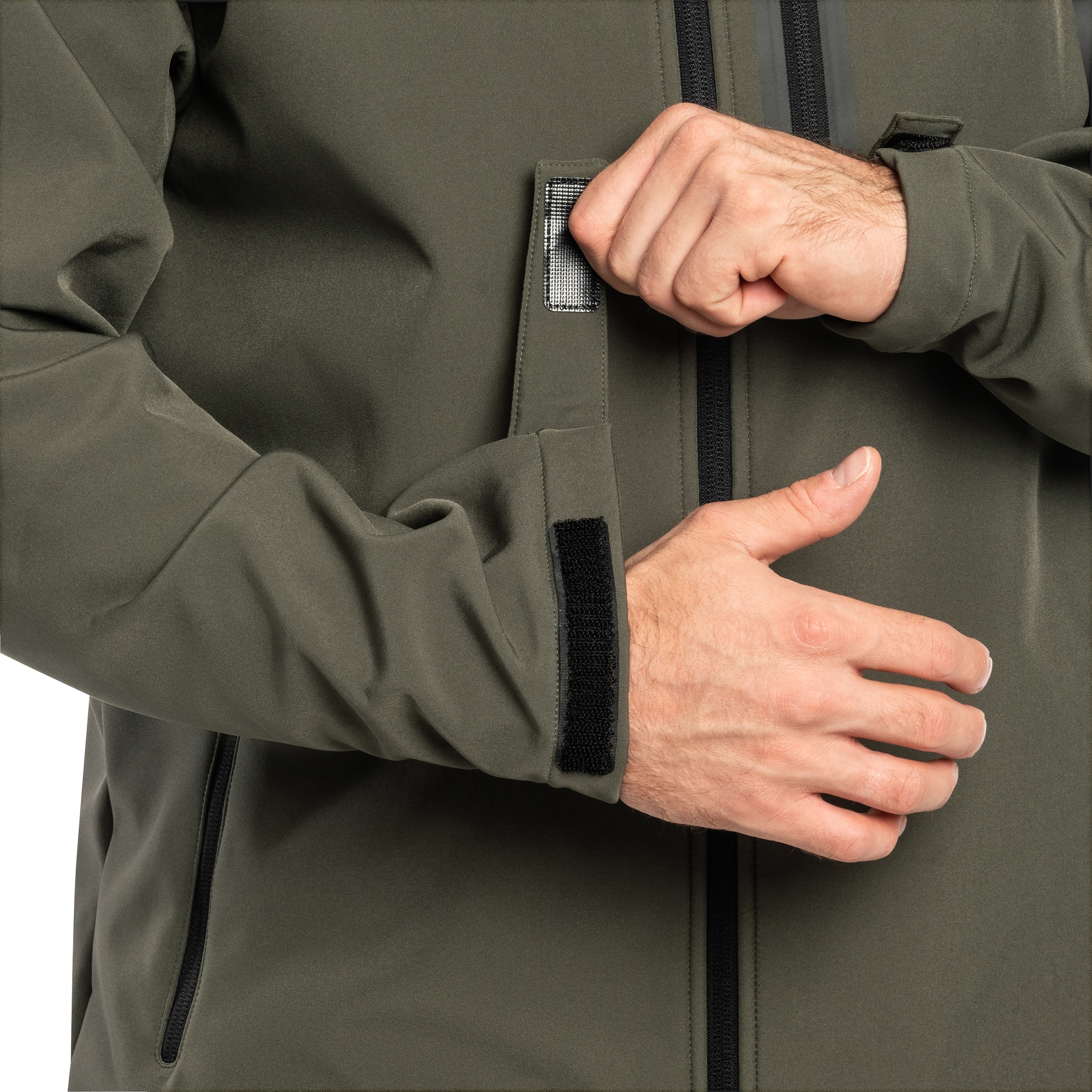 Kurtka Alpinus Softshell Stenshuvud - Zielona