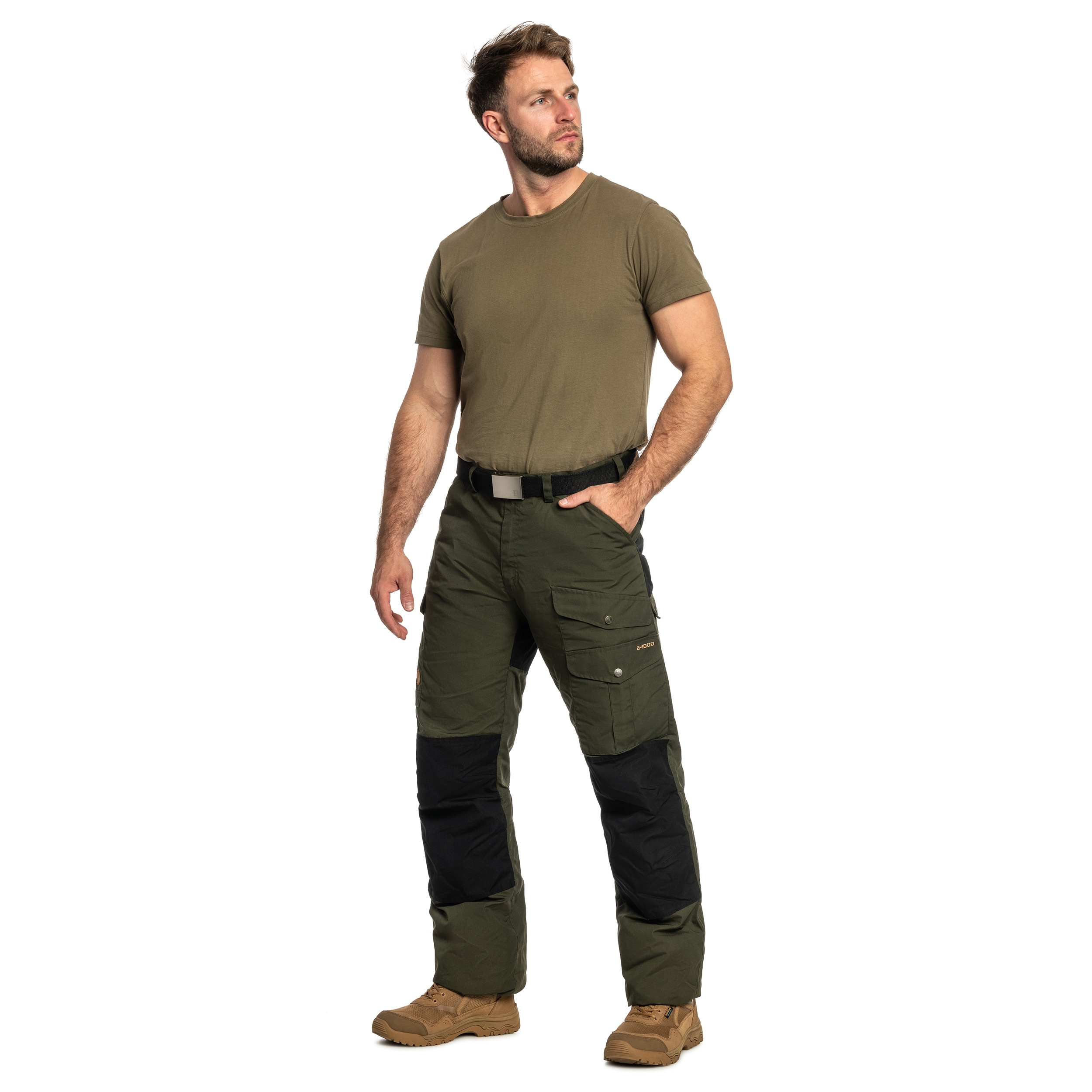 Spodnie Fjallraven Barents Pro Winter - Deep Forest