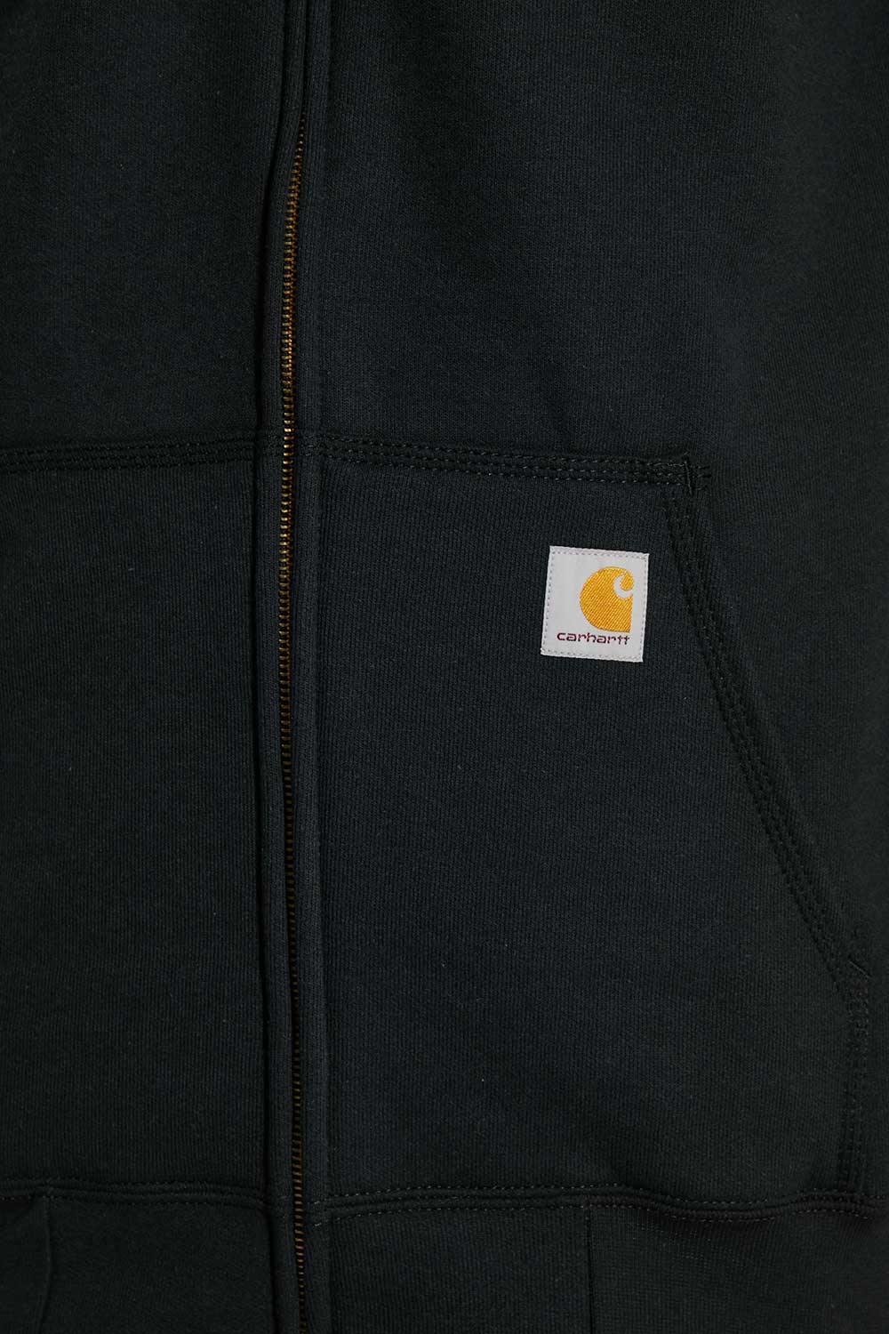 Bluza Carhartt Midweight Hooded Zip Front - Black