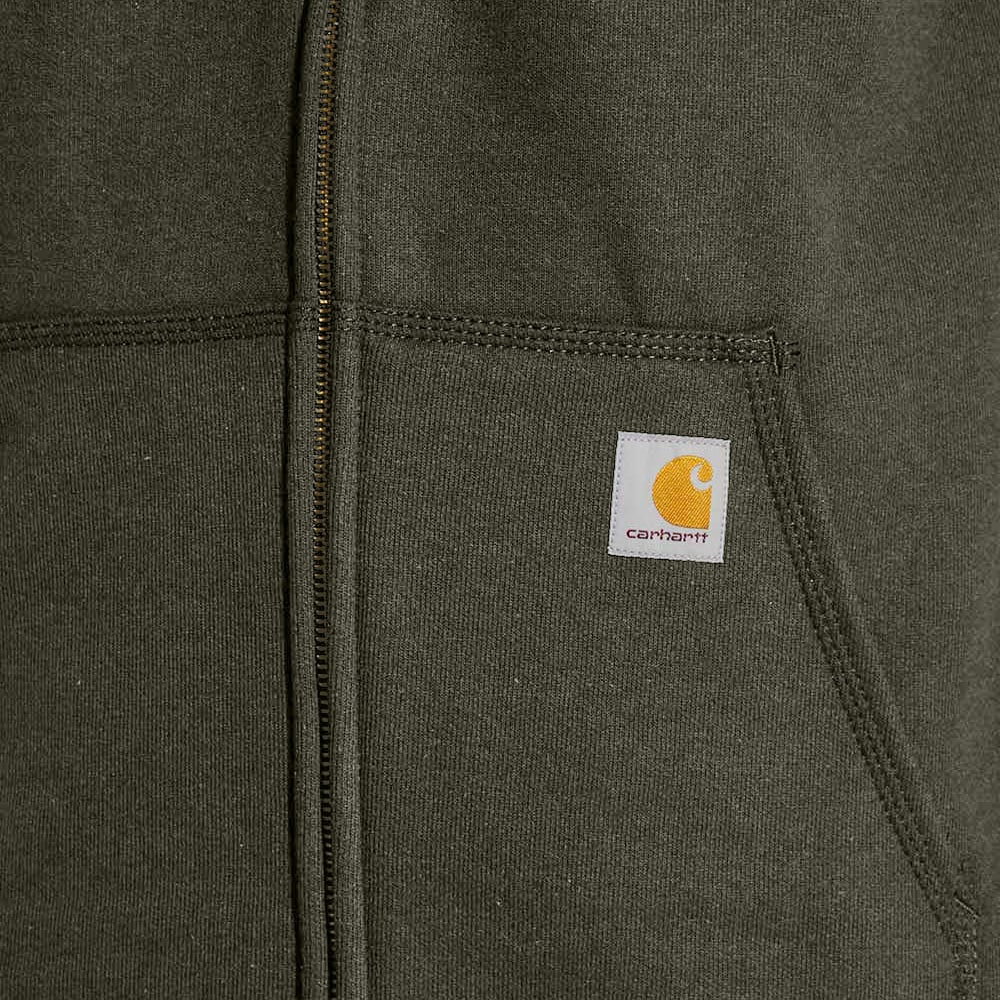 Carhartt Midweight Hooded Zip Front Sweatshirt - Moss