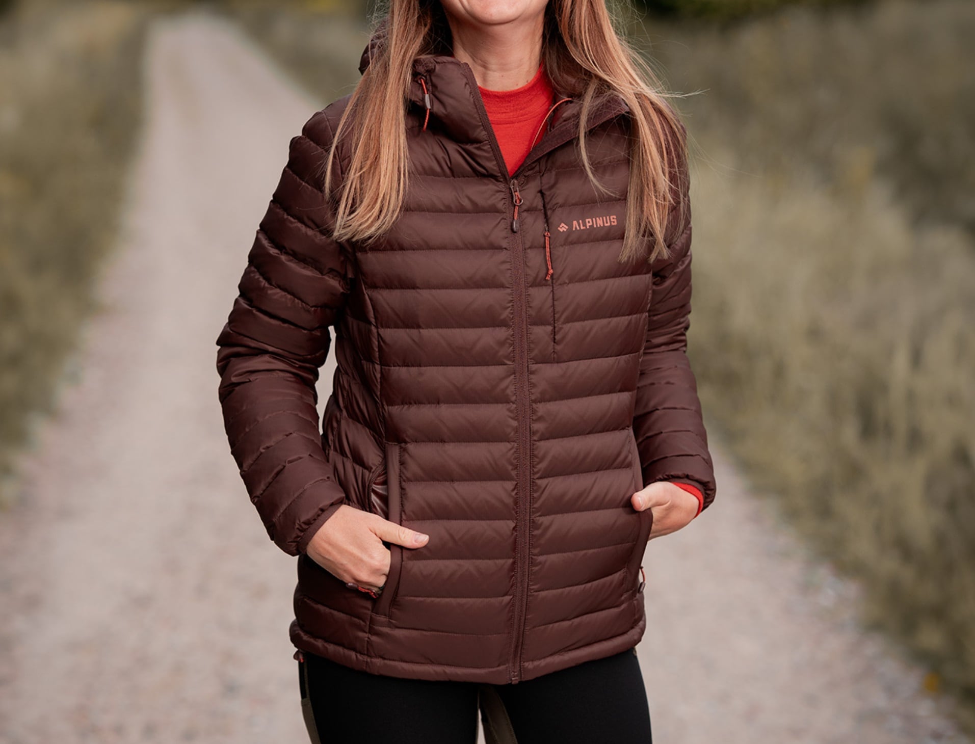 Alpinus Kiruna Women's Jacket - Brown