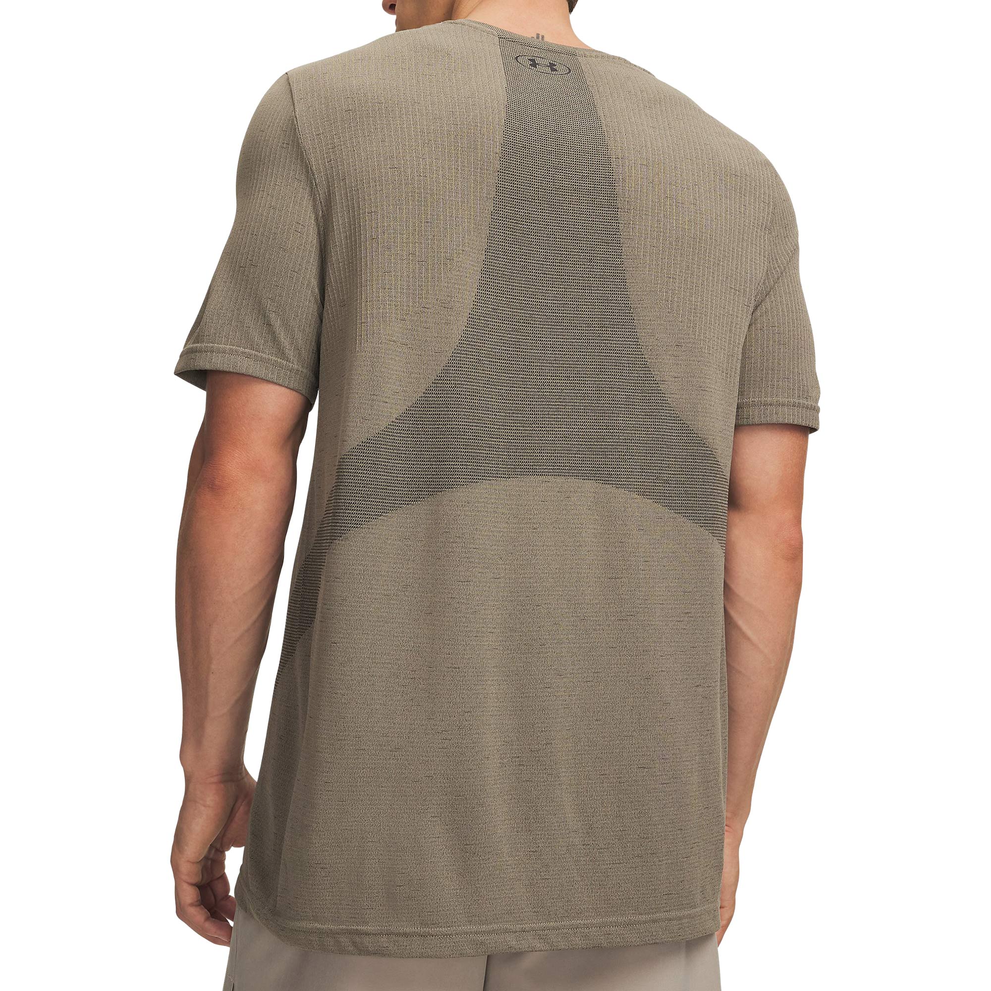 Koszulka T-shirt Under Armour Vanish Seamless - Timberwolf Taupe / Ultimate Black
