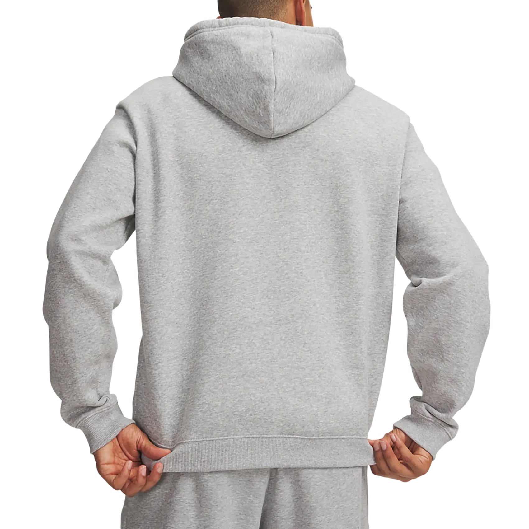 Bluza Under Armour Rival Fleece - Mod Gray Light Heather/White