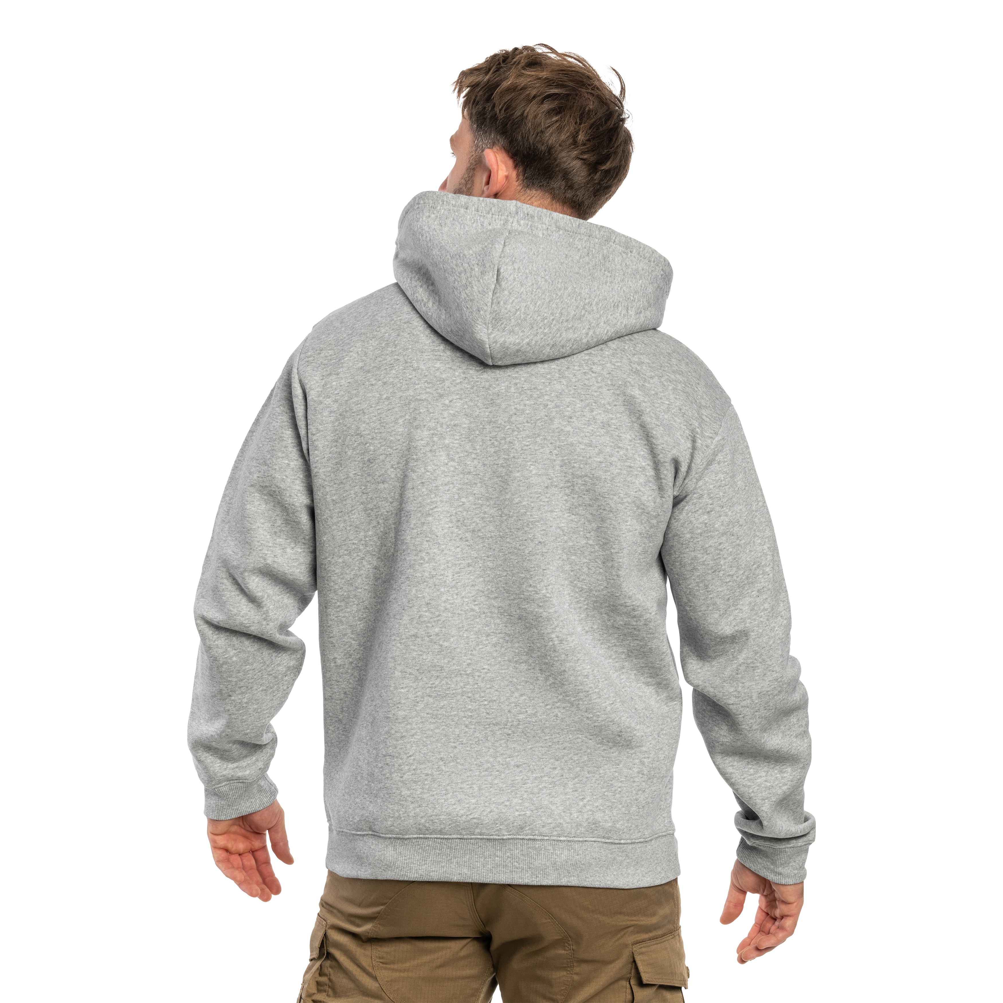 Bluza Under Armour Rival Fleece - Mod Gray Light Heather/White