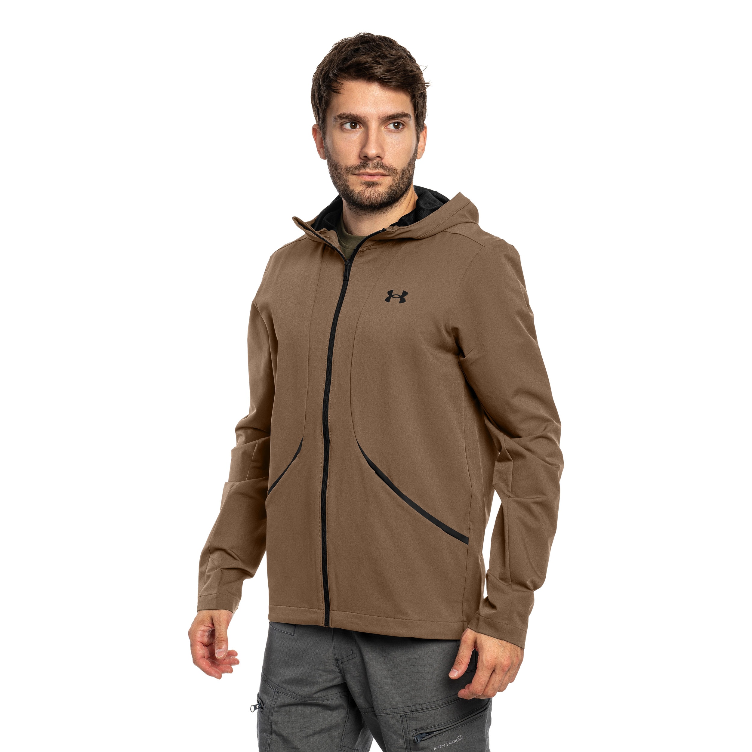 Куртка Under Armour Unstoppable Woven - Desert Taupe/Black