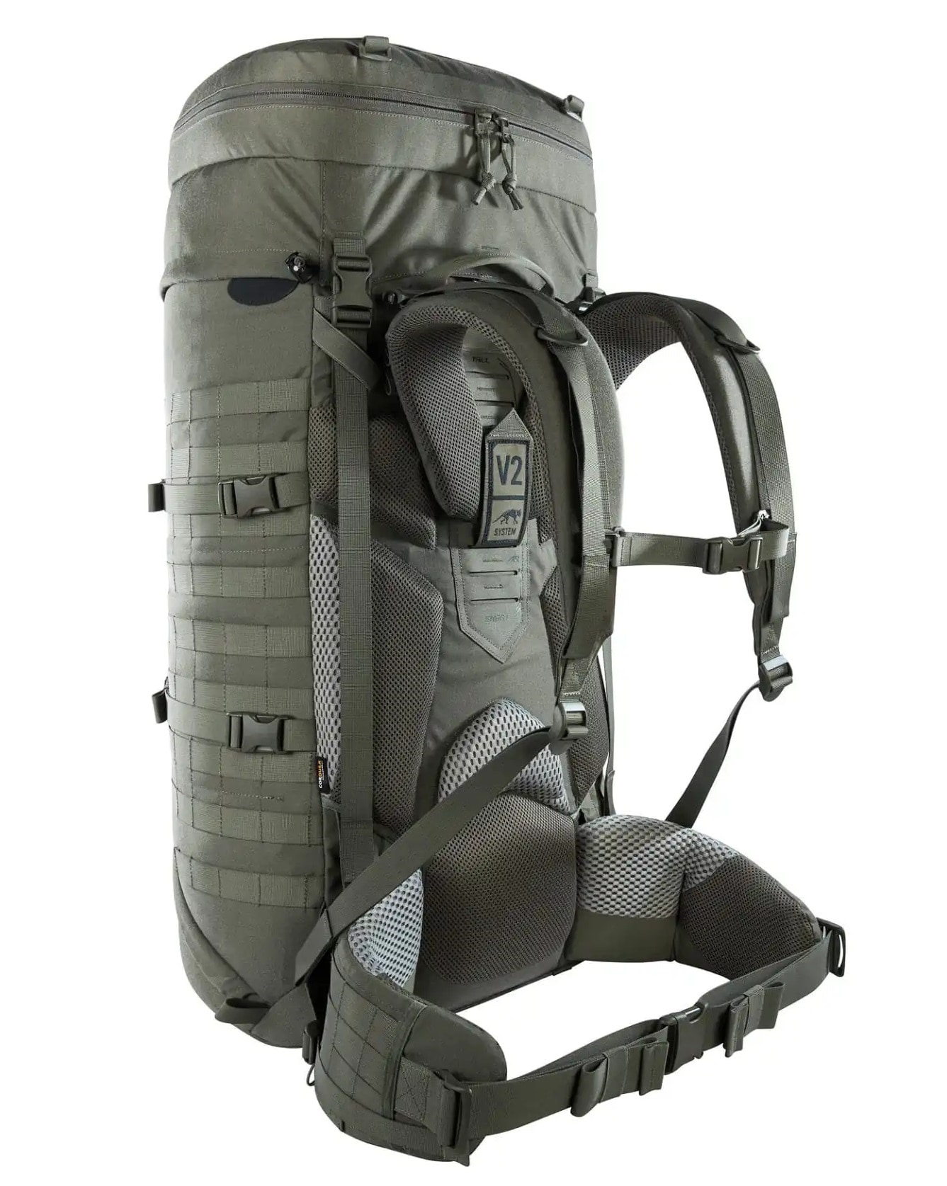 Tasmanian Tiger Base Pack IRR Backpack 75-90 l - Stone Grey Olive
