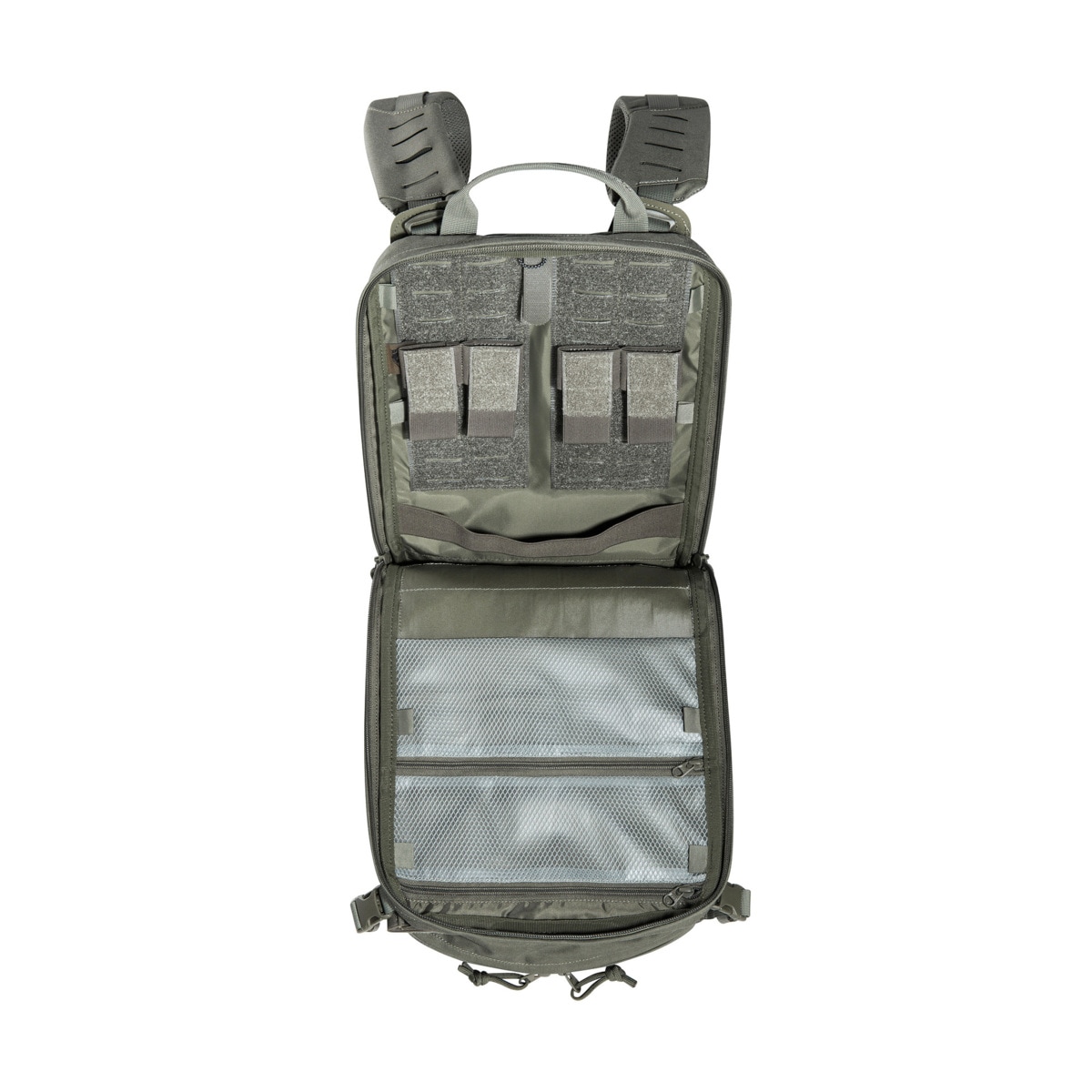 Plecak Tasmanian Tiger Modular Gunners Pack IRR 14 l - Stone Grey Olive