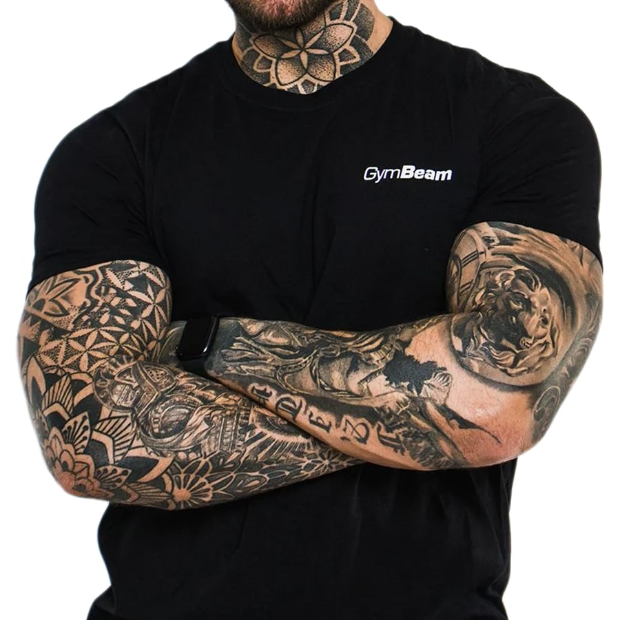 Koszulka T-shirt GymBeam Basic- Black