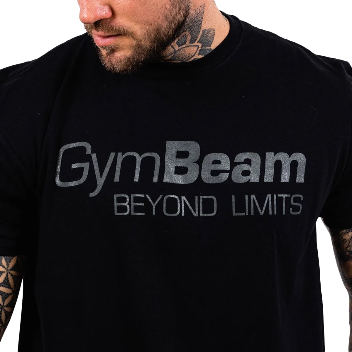 Koszulka T-shirt GymBeam Beyond Limits - Black