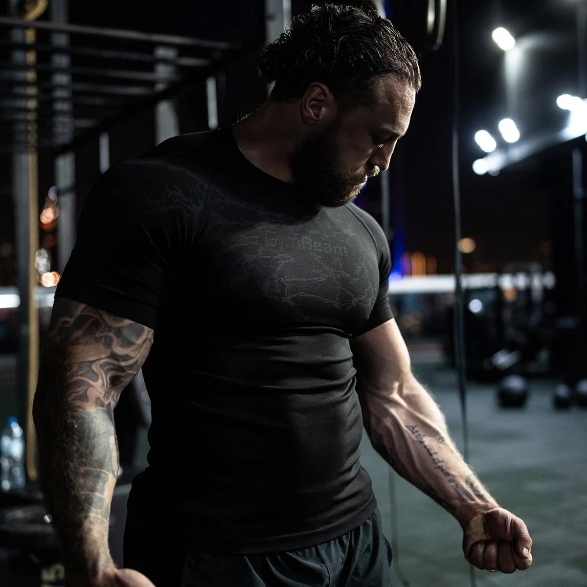 Koszulka T-shirt GymBeam Static - Black