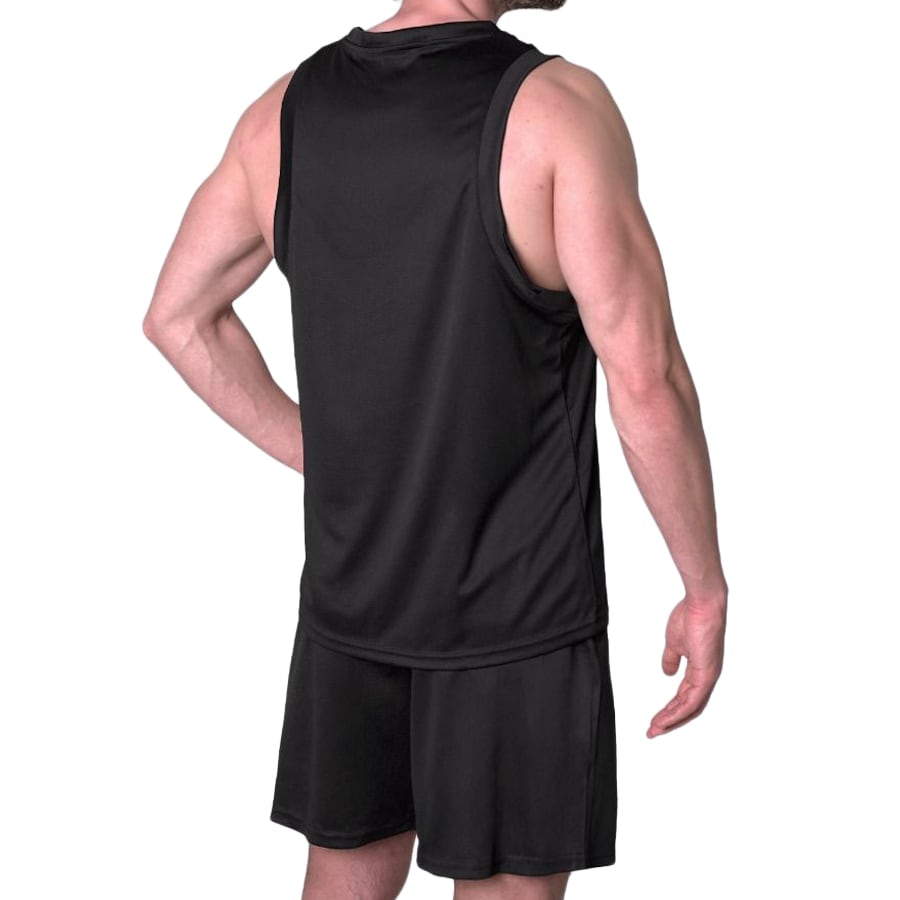 Koszulka Tank Top GymBeam Essence Mesh - Black