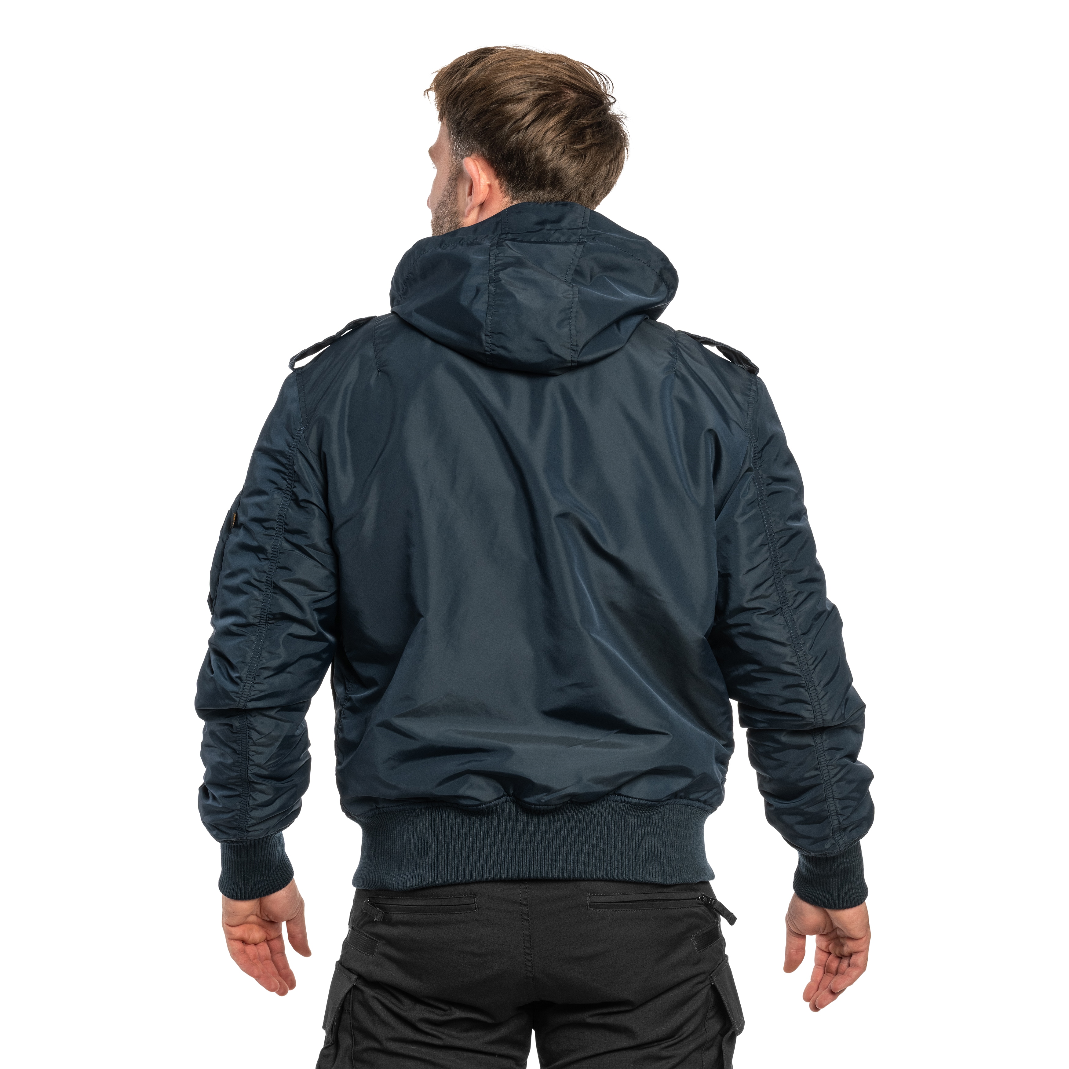 Alpha Industries M-65 Hybrid Sherpa Field Jacket - Replica Blue