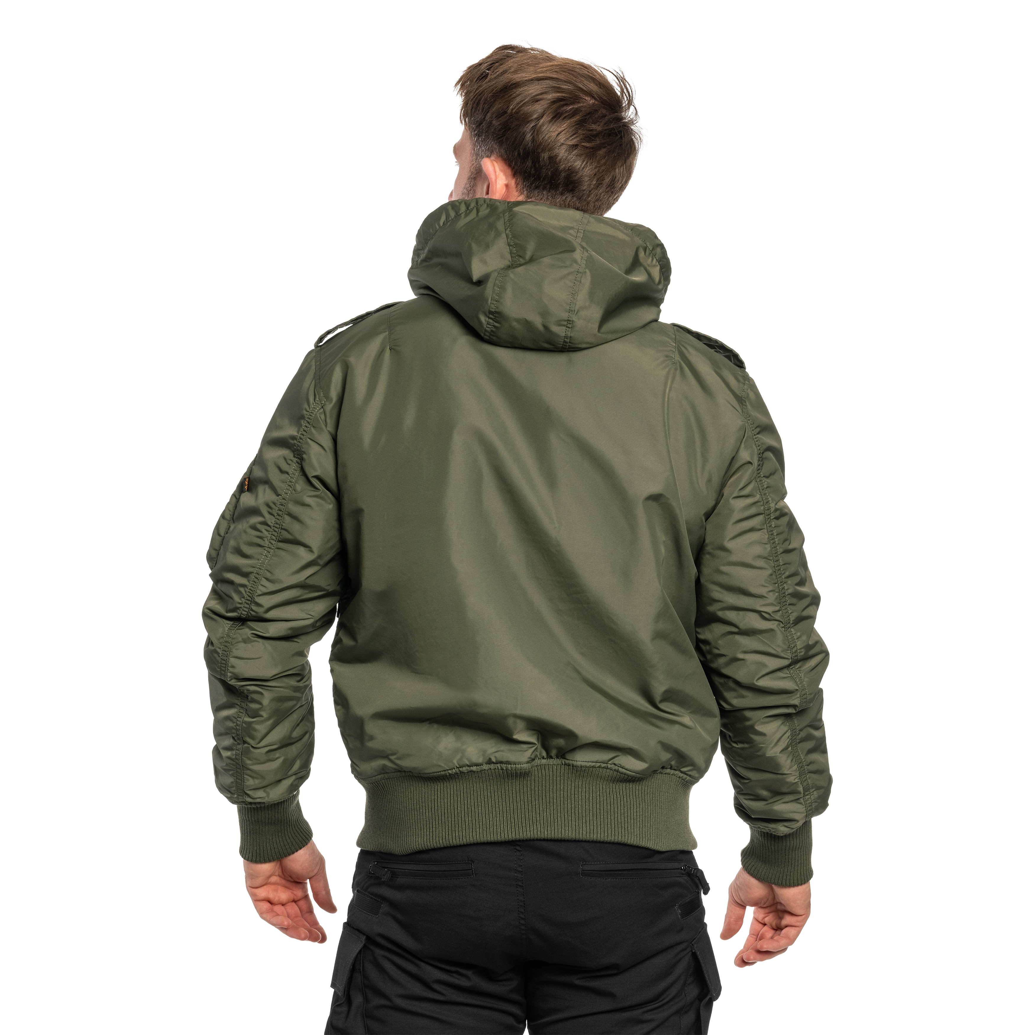 Alpha Industries M-65 Hybrid Sherpa Field Jacket - Dark Olive