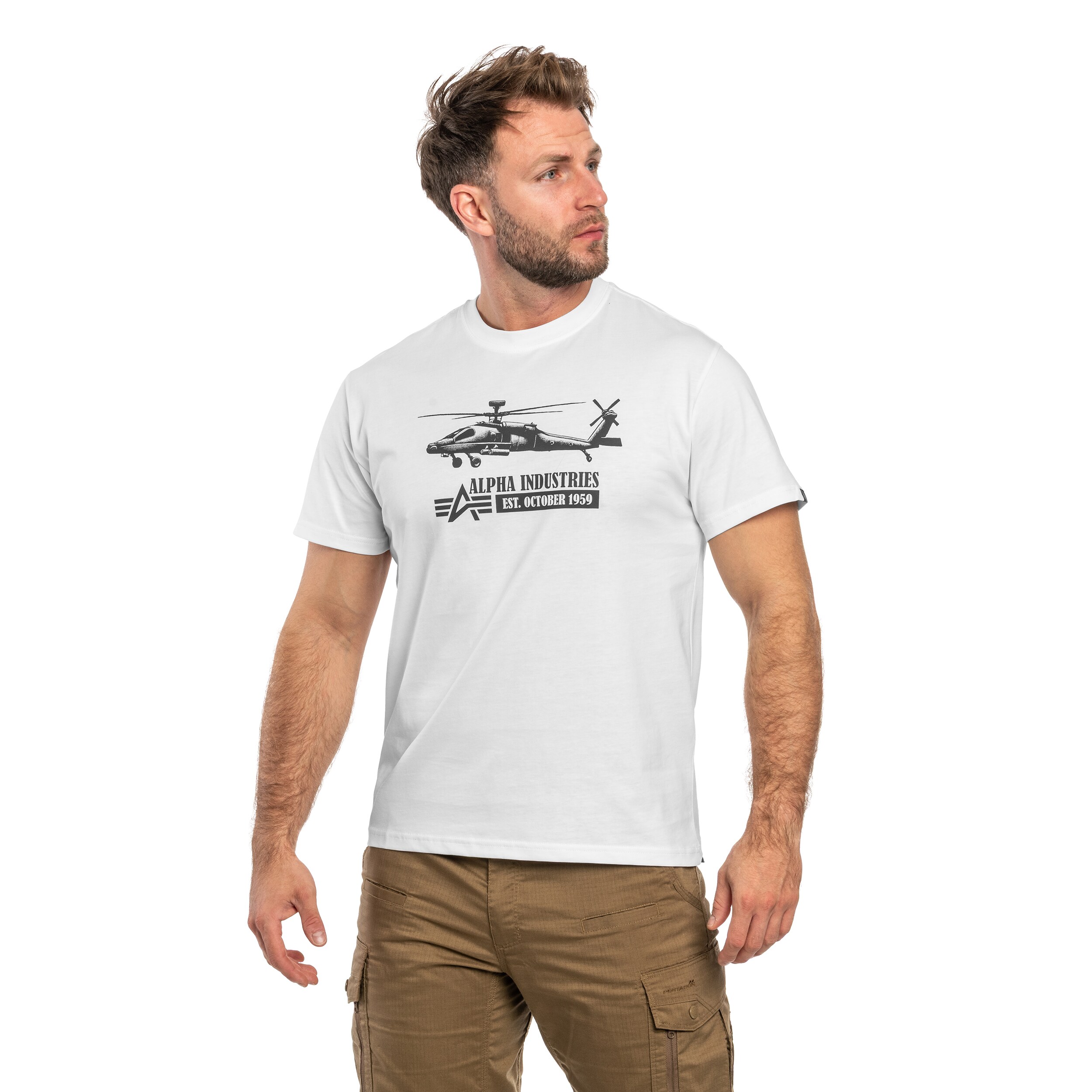 Alpha Industries Airborn OPS T-Shirt - White