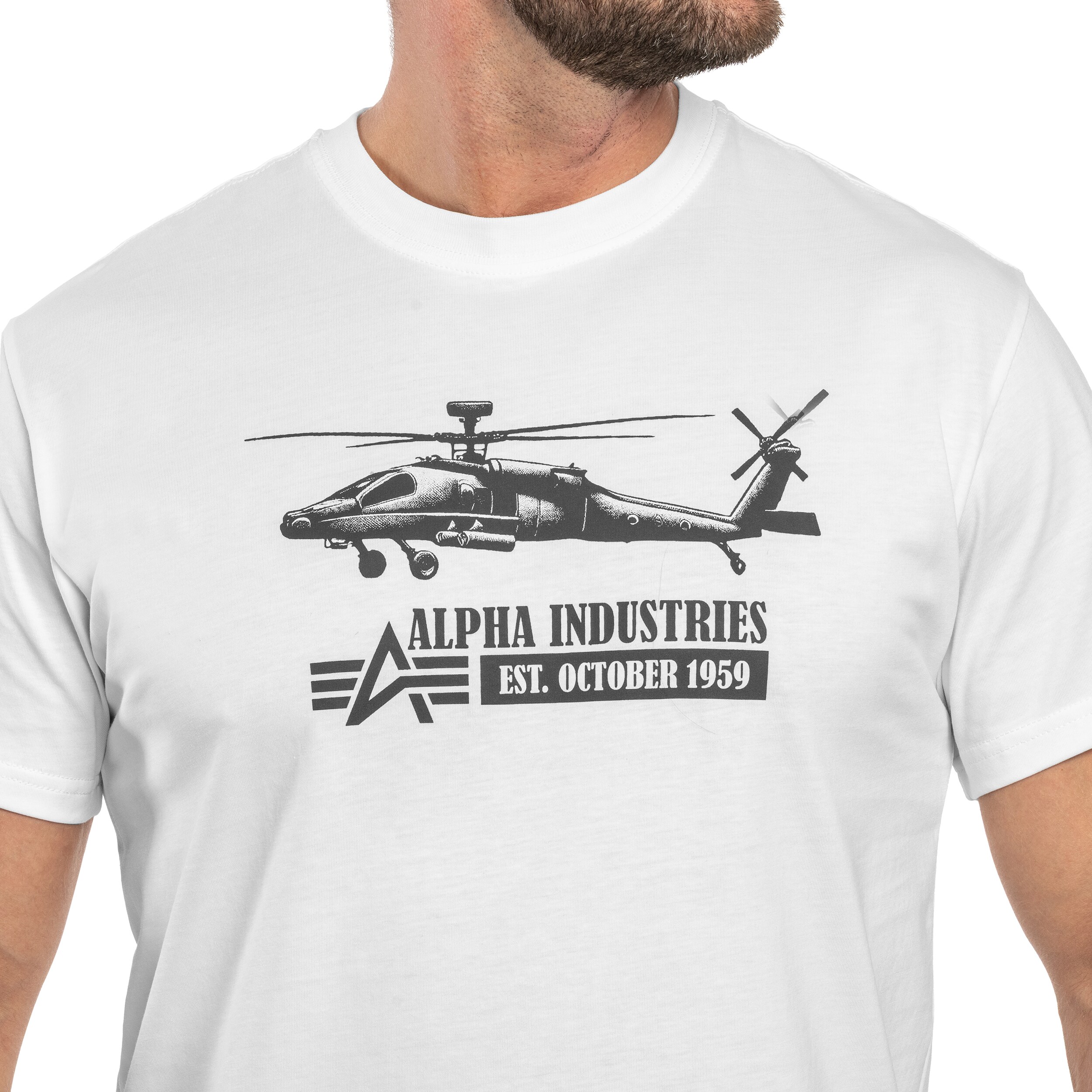 Alpha Industries Airborn OPS T-Shirt - White