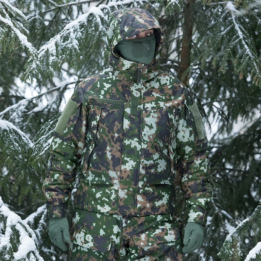 Термоактивна балаклава Varusteleka L1 Balaclava Merino - Green