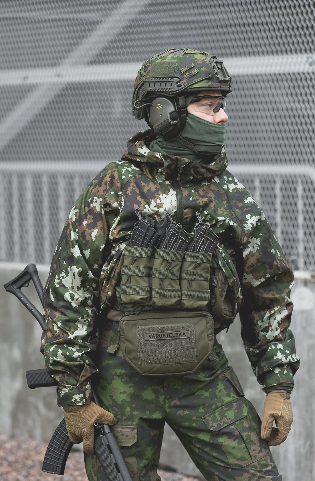 Термоактивна балаклава Varusteleka L1 Balaclava Merino - Green
