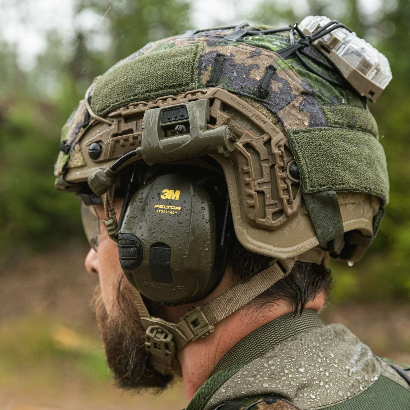 Pokrowiec na hełm Varusteleka L7 Helmet Cover - M05 Finnish Woodland Camo