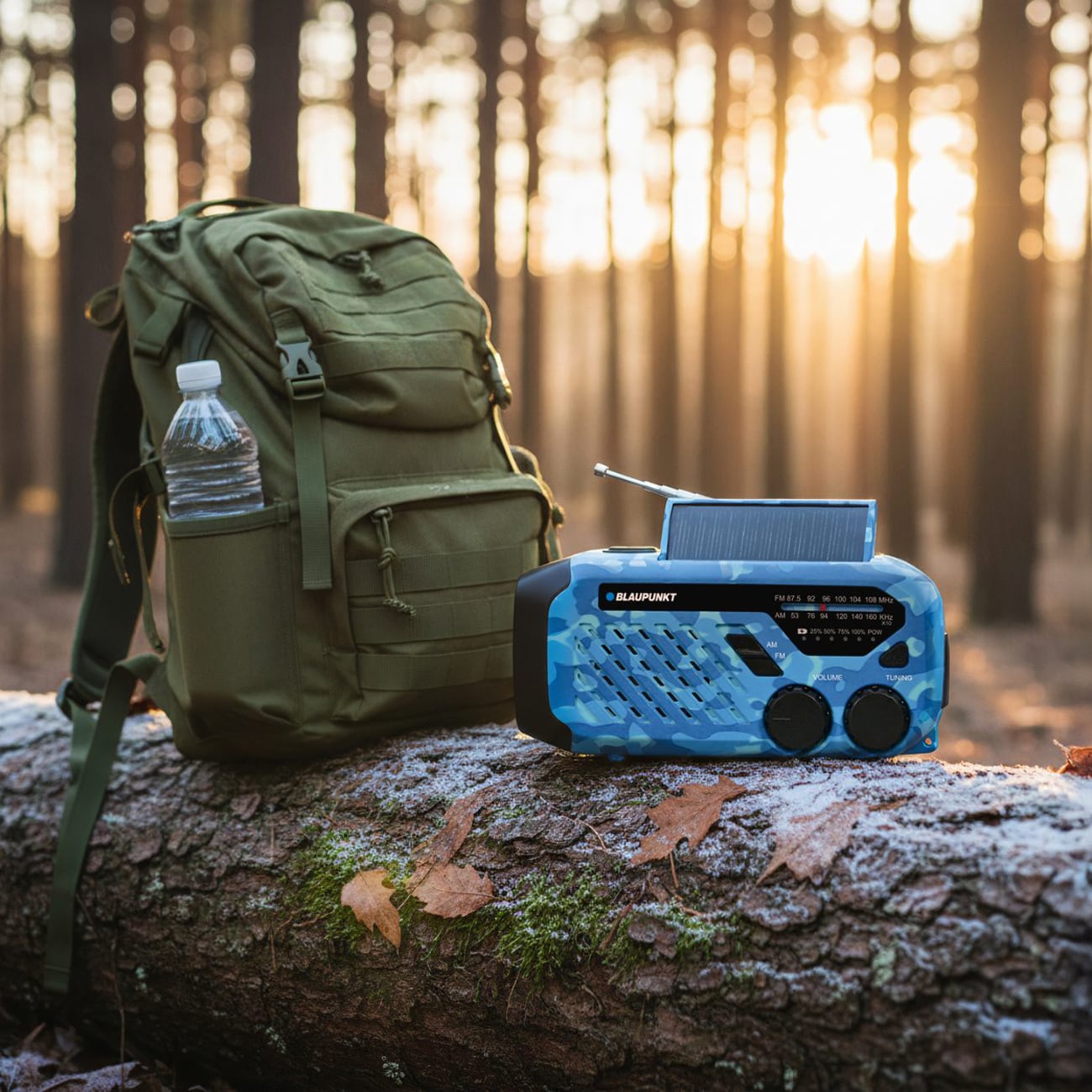Radio alarmowe Blaupunkt ER10 - Blue Camo