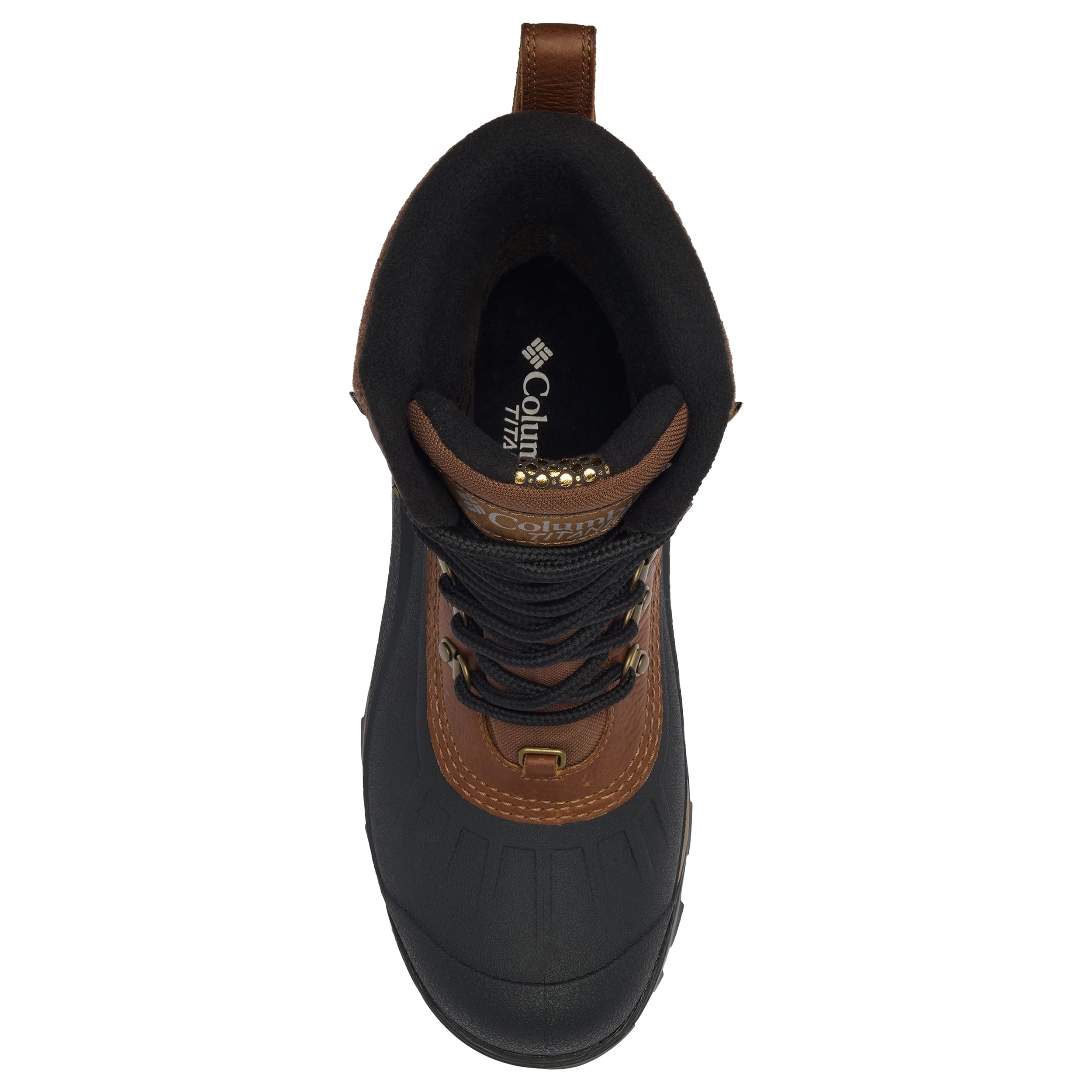 Buty śniegowce Columbia Bugaboot Peak - Light Brown/Black