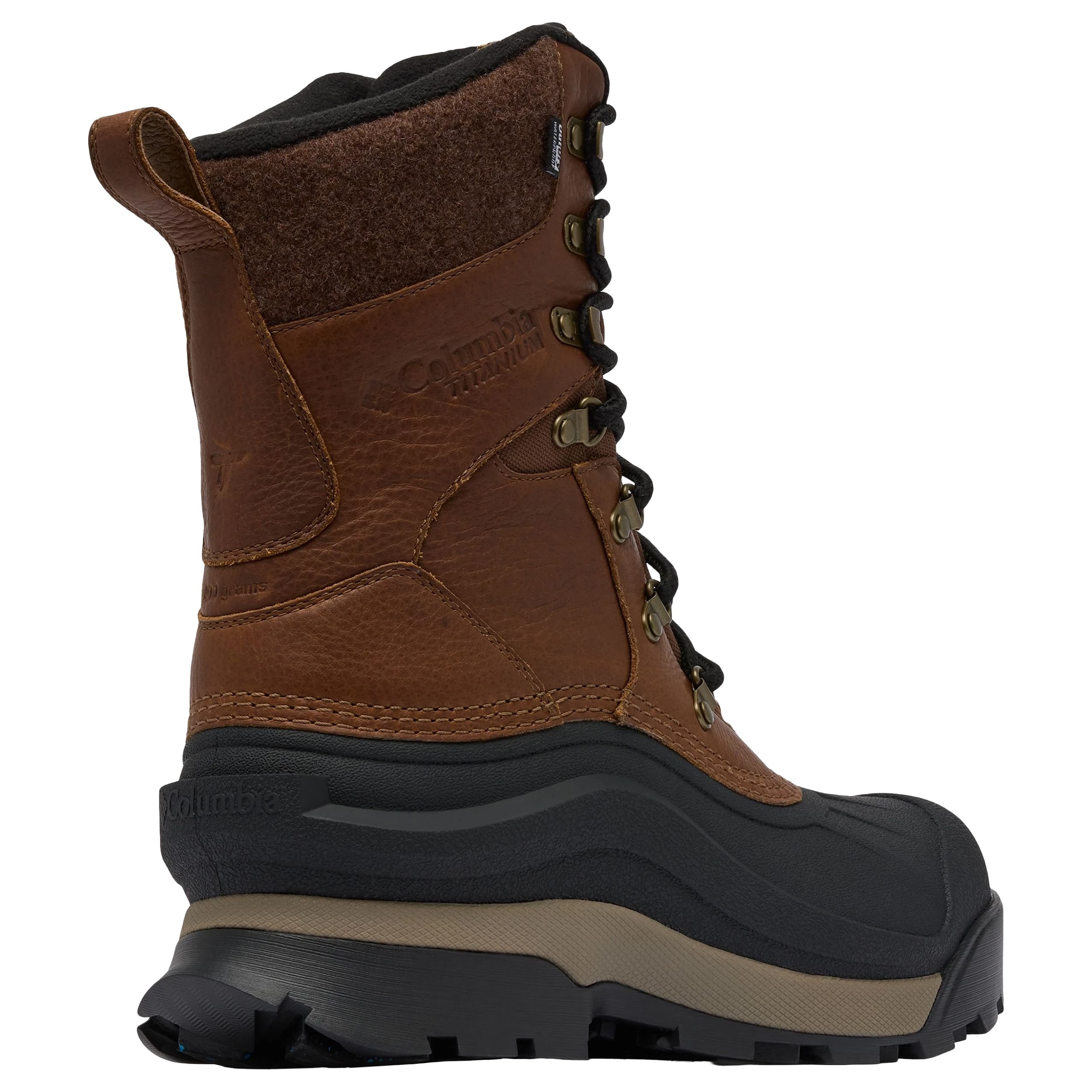 Buty śniegowce Columbia Bugaboot Peak - Light Brown/Black