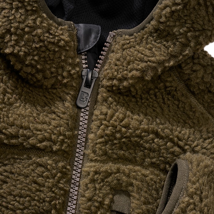 Kurtka dziecięca Brandit Teddyfleece Hood - Olive