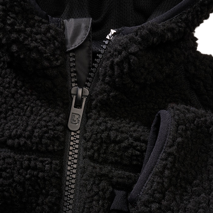 Kurtka dziecięca Brandit Teddyfleece Hood - Black