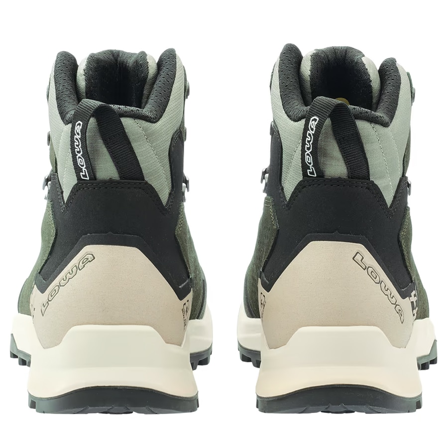 Lowa Explorer GTX MID Boots - Dark Green/Panna