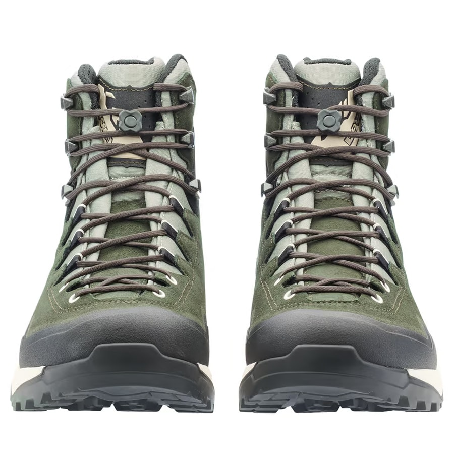 Lowa Explorer GTX MID Boots - Dark Green/Panna