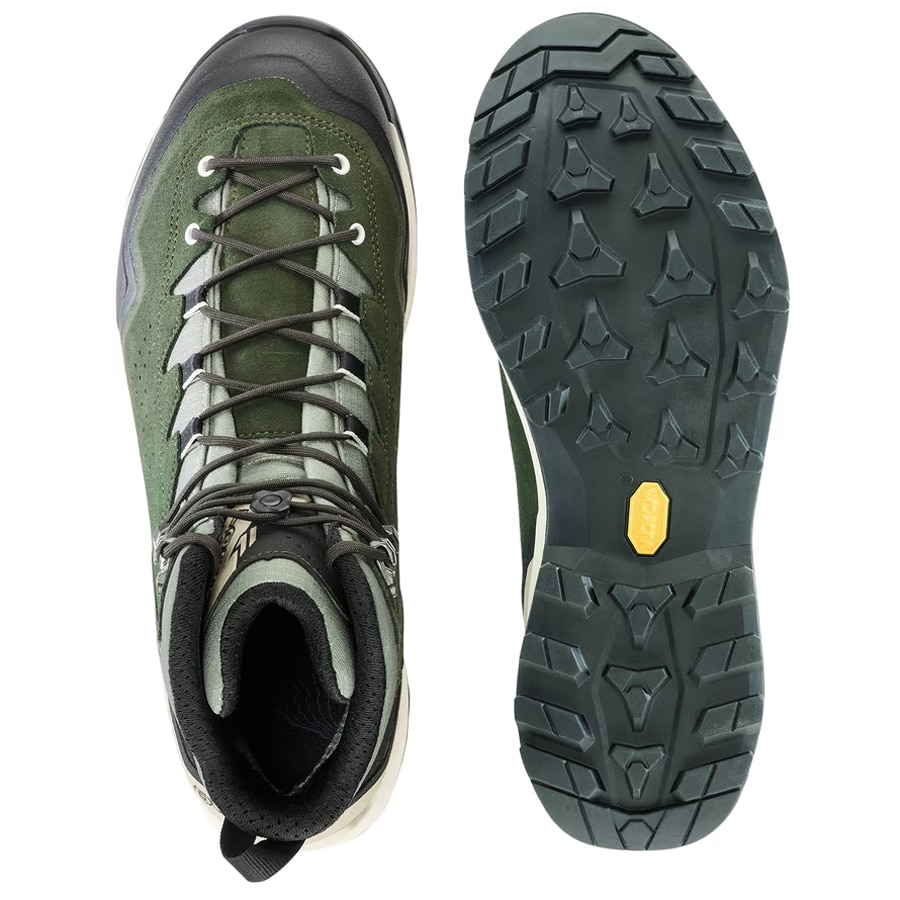 Lowa Explorer GTX MID Boots - Dark Green/Panna