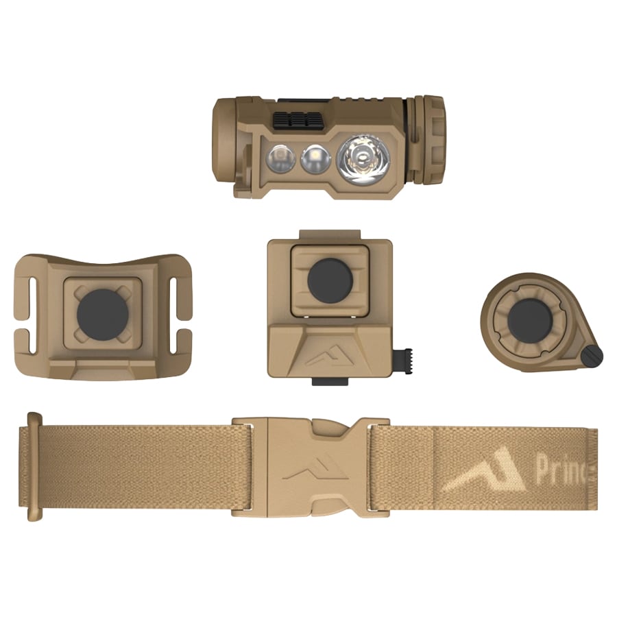 Latarka czołowa Princeton Tec Ghost X MPLS Tan - 300 lumenów
