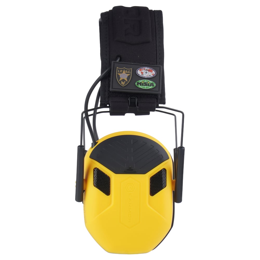 Ochronniki słuchu aktywne Earmor M300X IPSC - Yellow