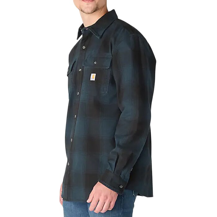 Koszula Carhartt Hubbard Loose LS - Deep Smoke Blue