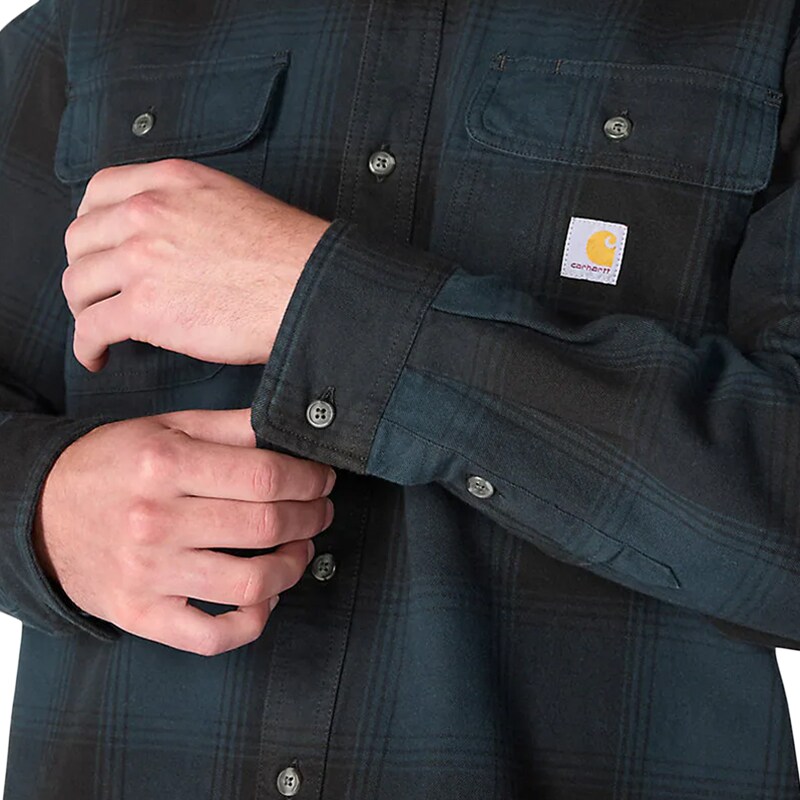 Koszula Carhartt Hubbard Loose LS - Deep Smoke Blue
