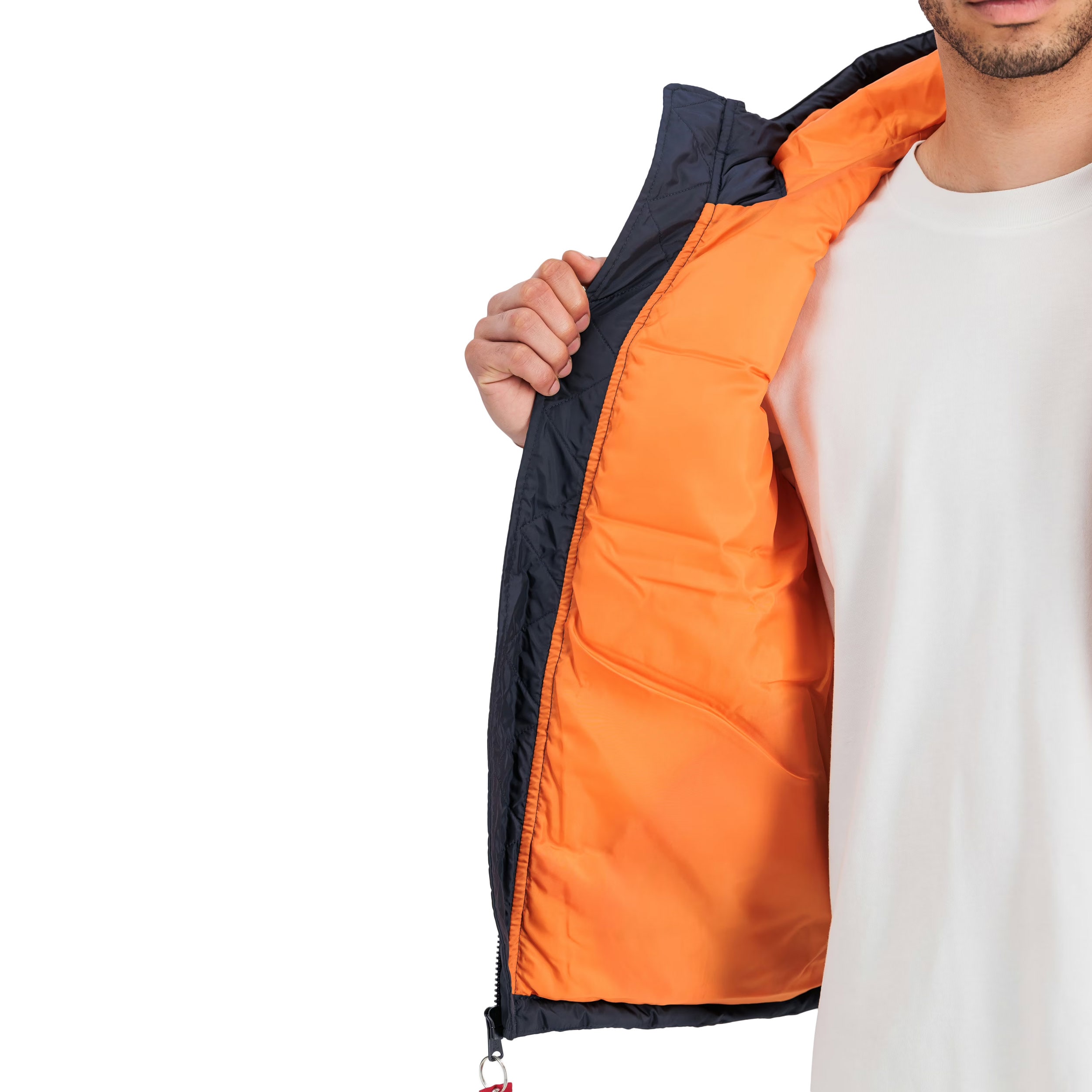 Bezrękawnik Alpha Industries Hooded FD Puffer Slim - Rep Blue