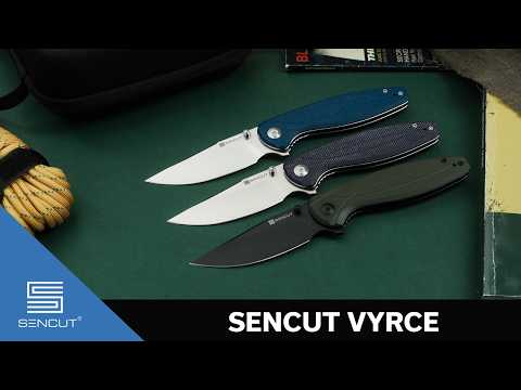 Sencut Vyrce Folding Knife - OD Green