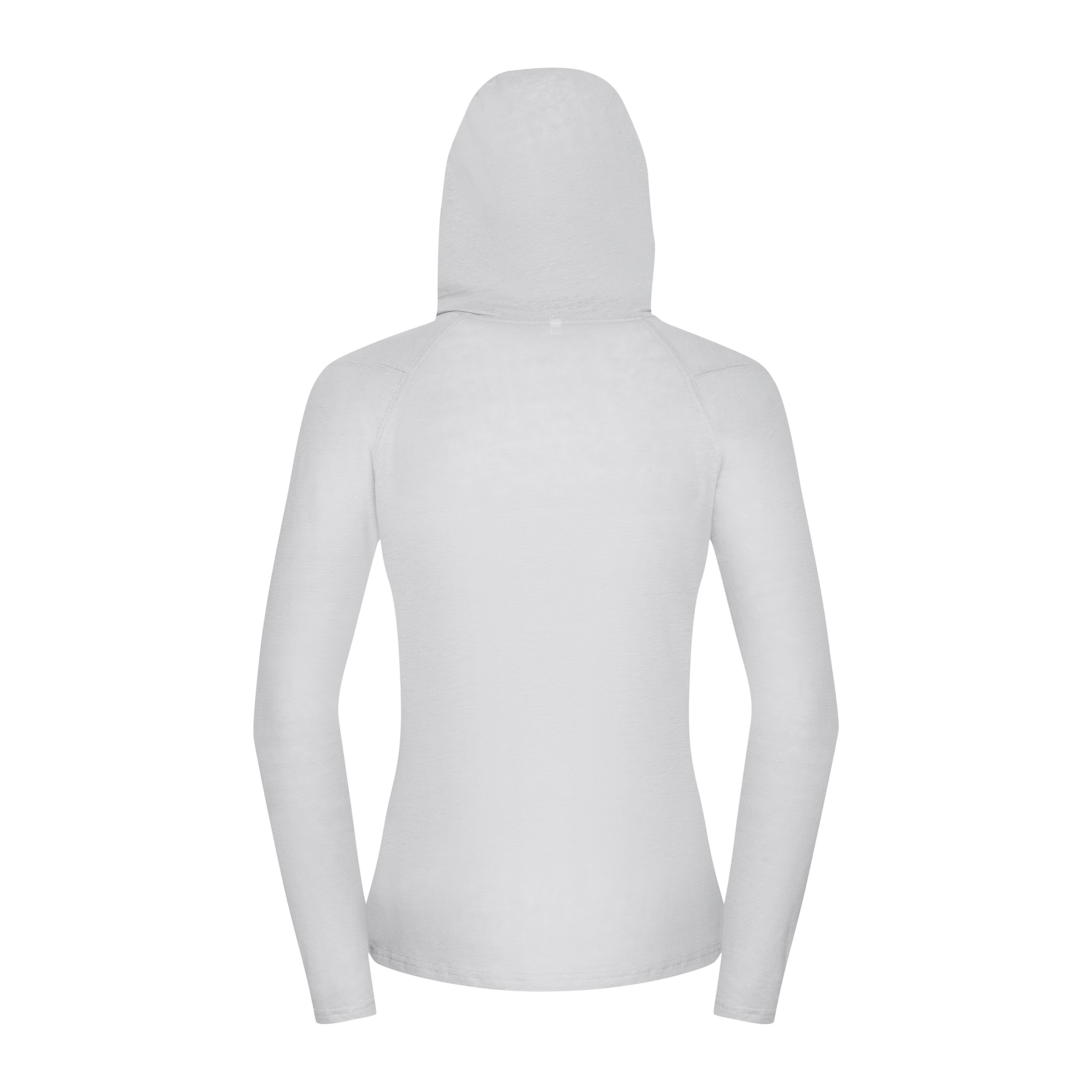 Koszulka damska Fjord Nansen Chilo Hooded Longsleeve - essential grey