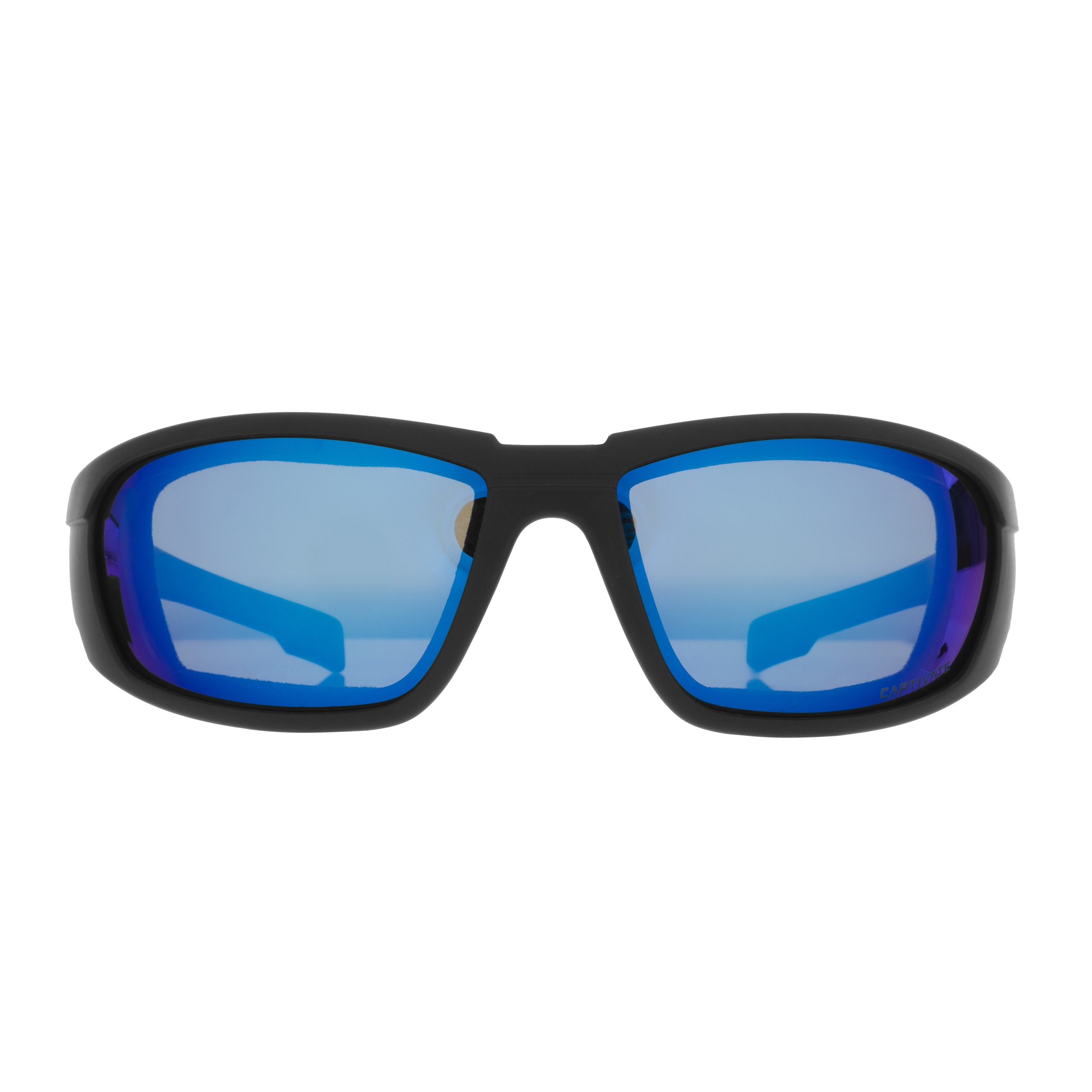 Okulary taktyczne Wiley X Boss - Captivate Polarized Blue Mirror/Matte Black