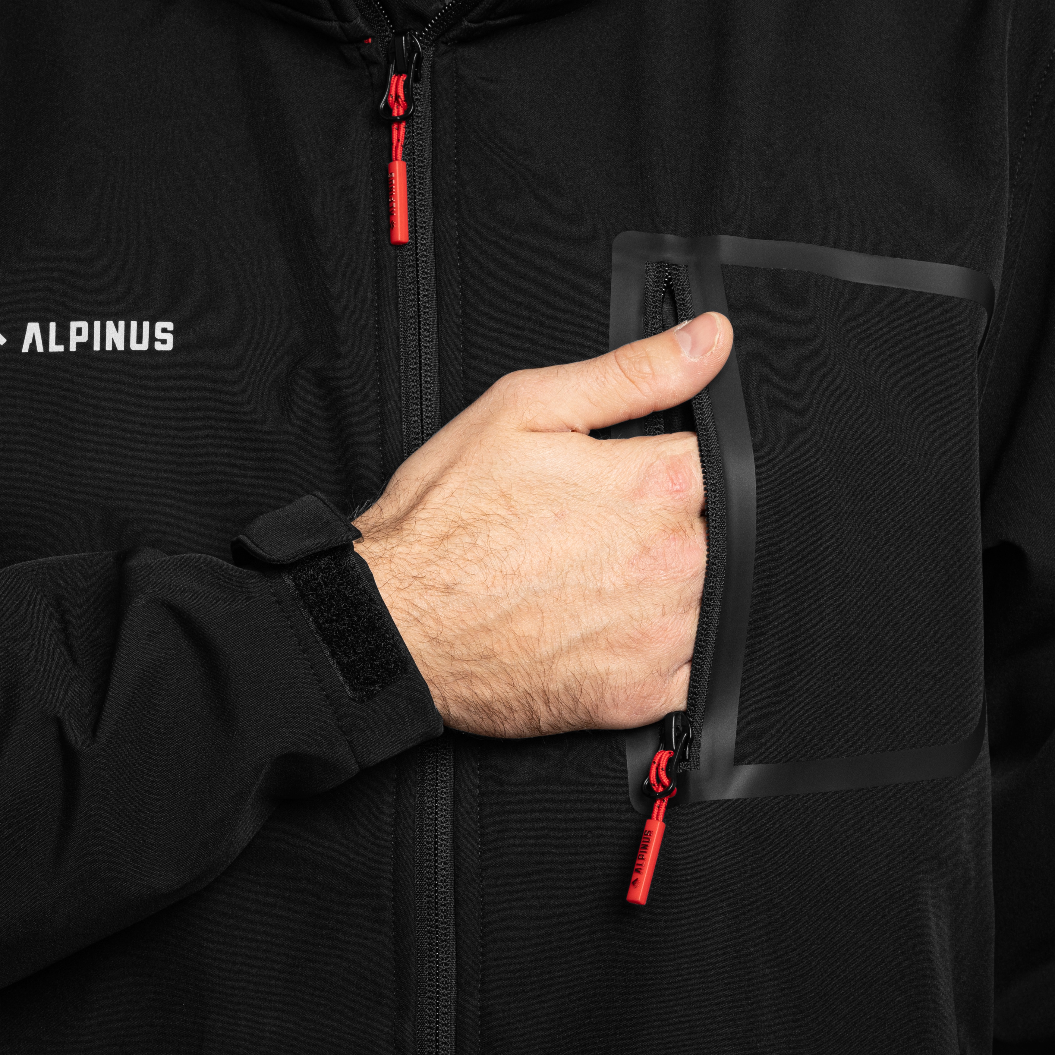 Kurtka Alpinus Softshell Stenshuvud - Black