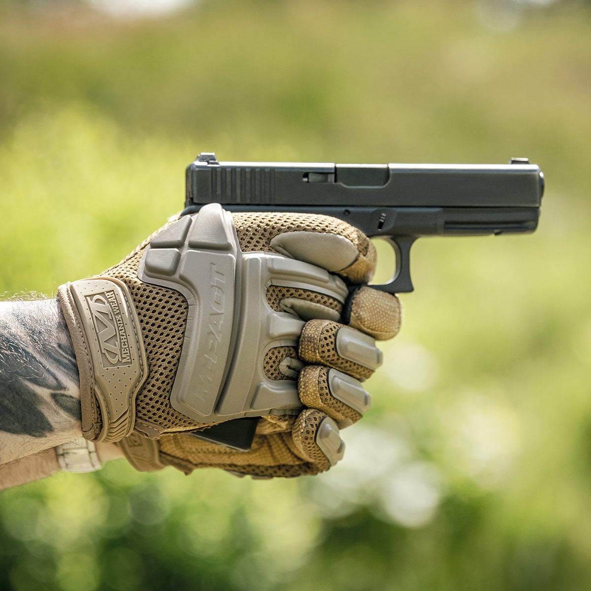 Тактичні рукавиці Mechanix Wear Arid M-Pact Coyote